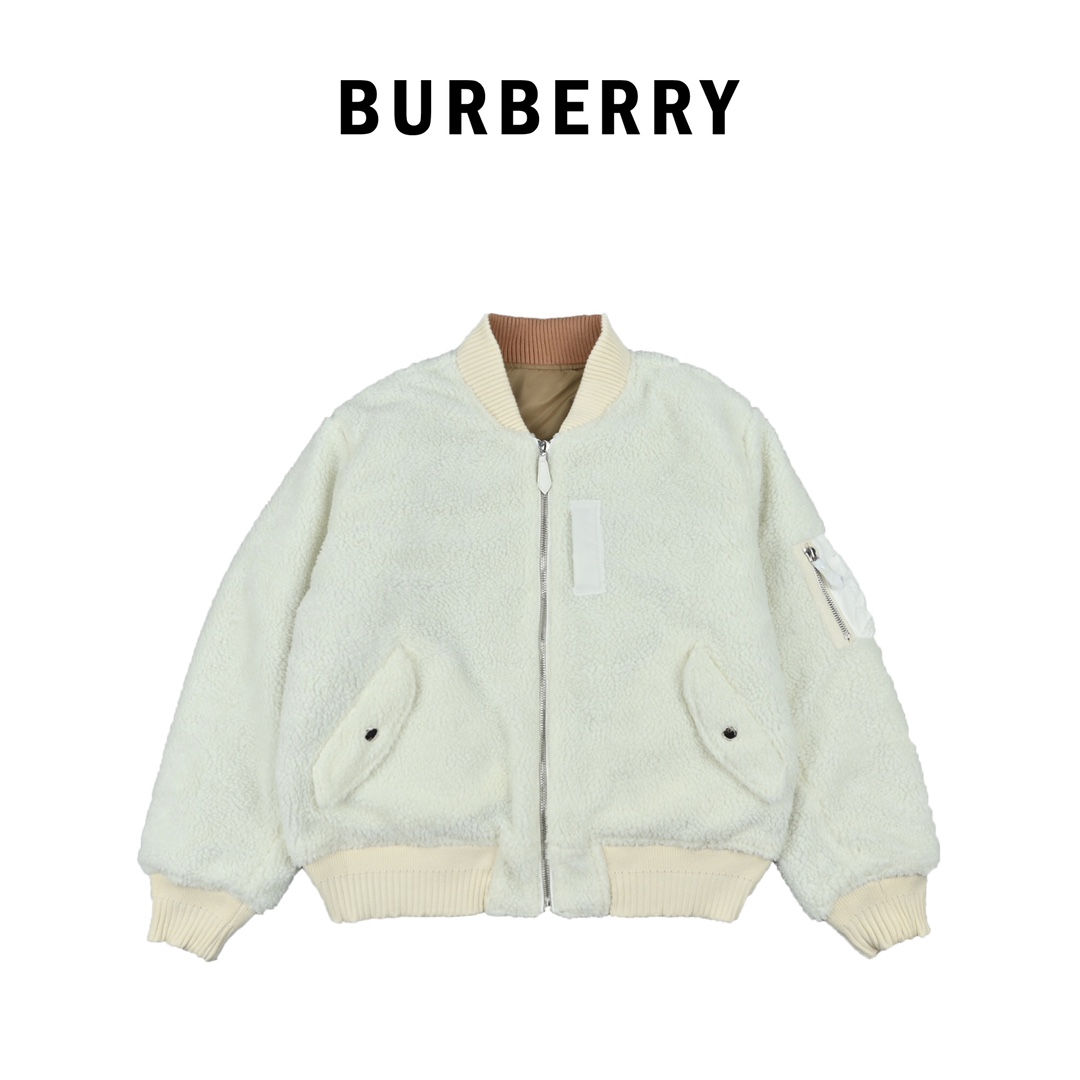 Burberry/巴宝莉 22FW飞行员双面穿夹克立领棒球服