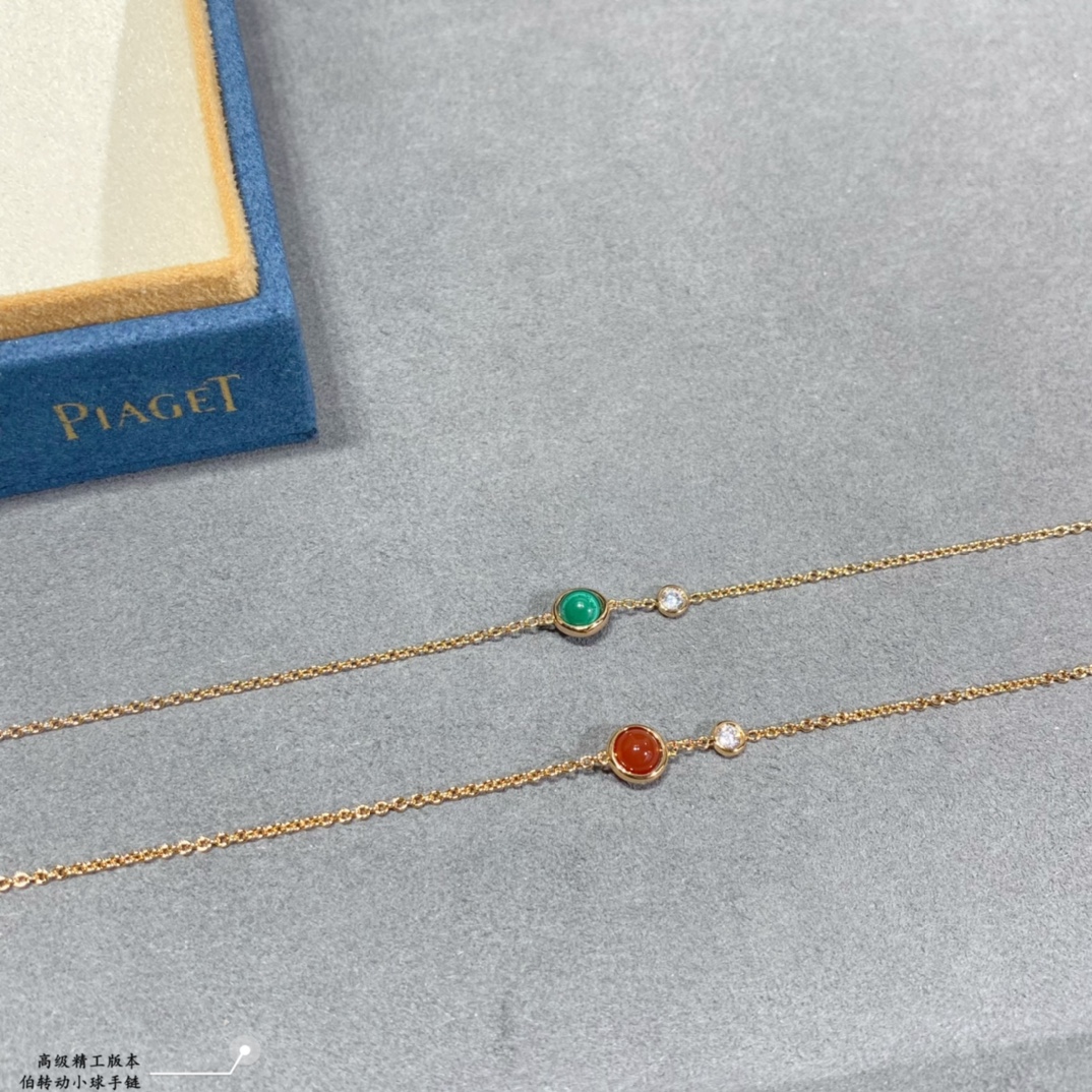 “Advanced Manau 375 Natural Peacock Green Gold Bracelet with Unique Personality and Sunlight Reflection” - 图片 8