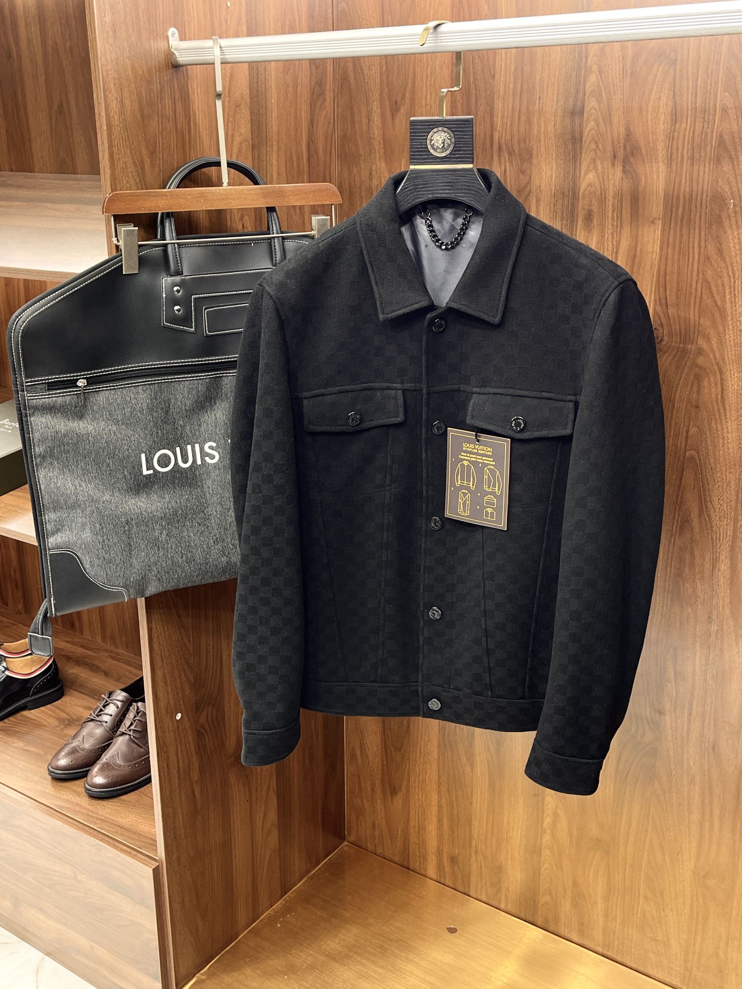 Louis Vuitton Clothing Coats & Jackets Cashmere Knitting Lambskin Sheepskin Fall Collection Fashion