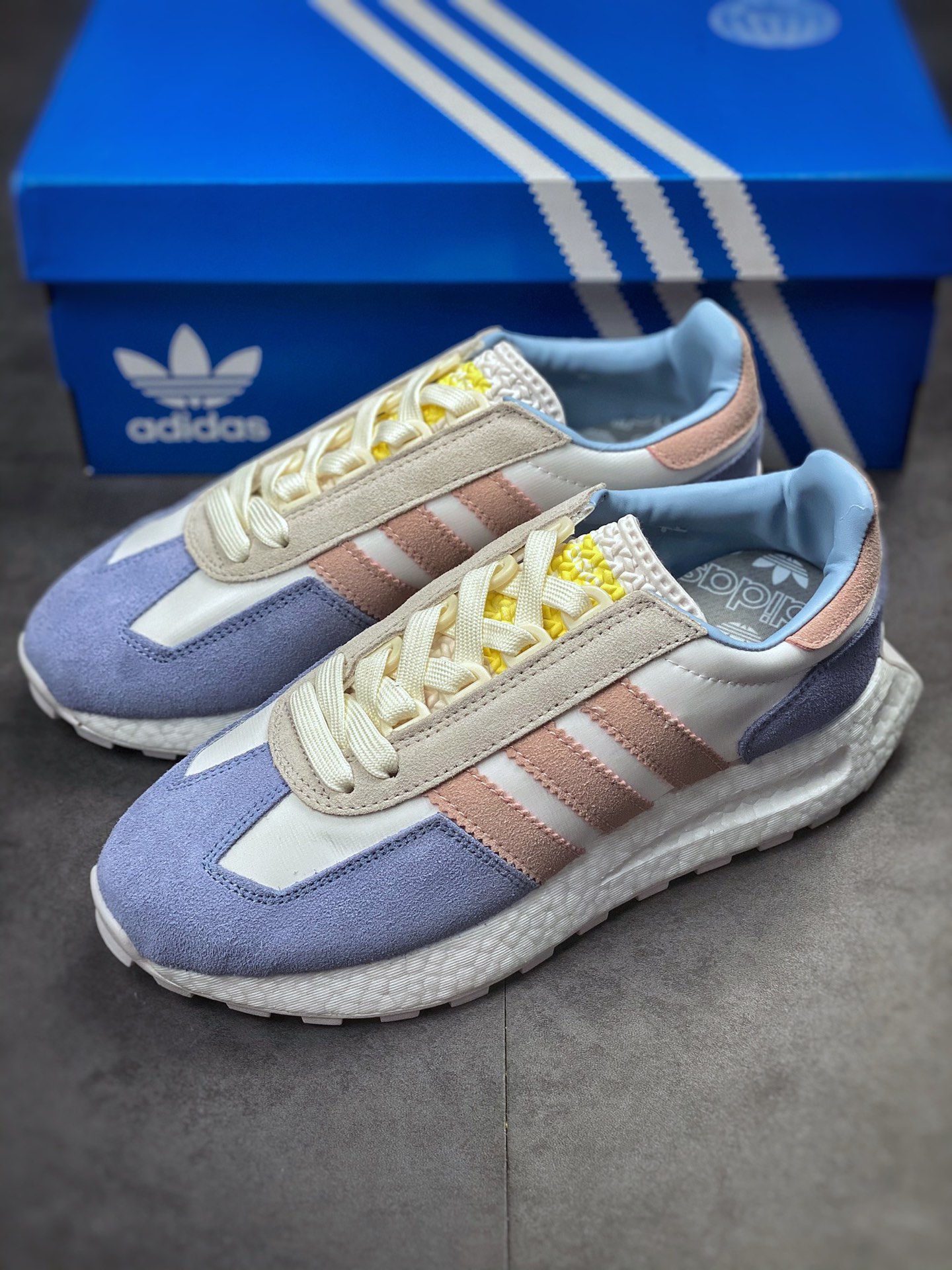 adidas Racing E5 Boost Prototype speed light retro series HP7743