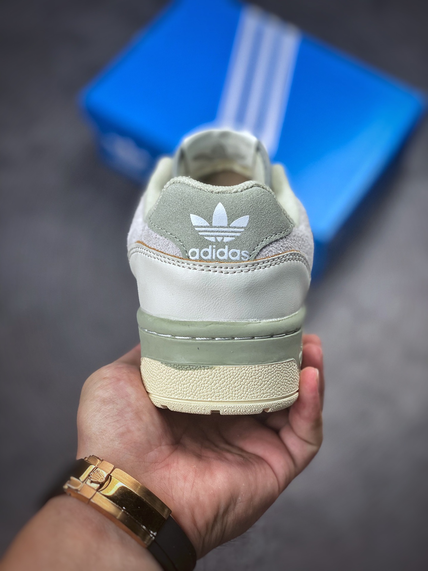 Overseas channel version original box original label Adidas Rivalry Low Premium clover low state FX9448