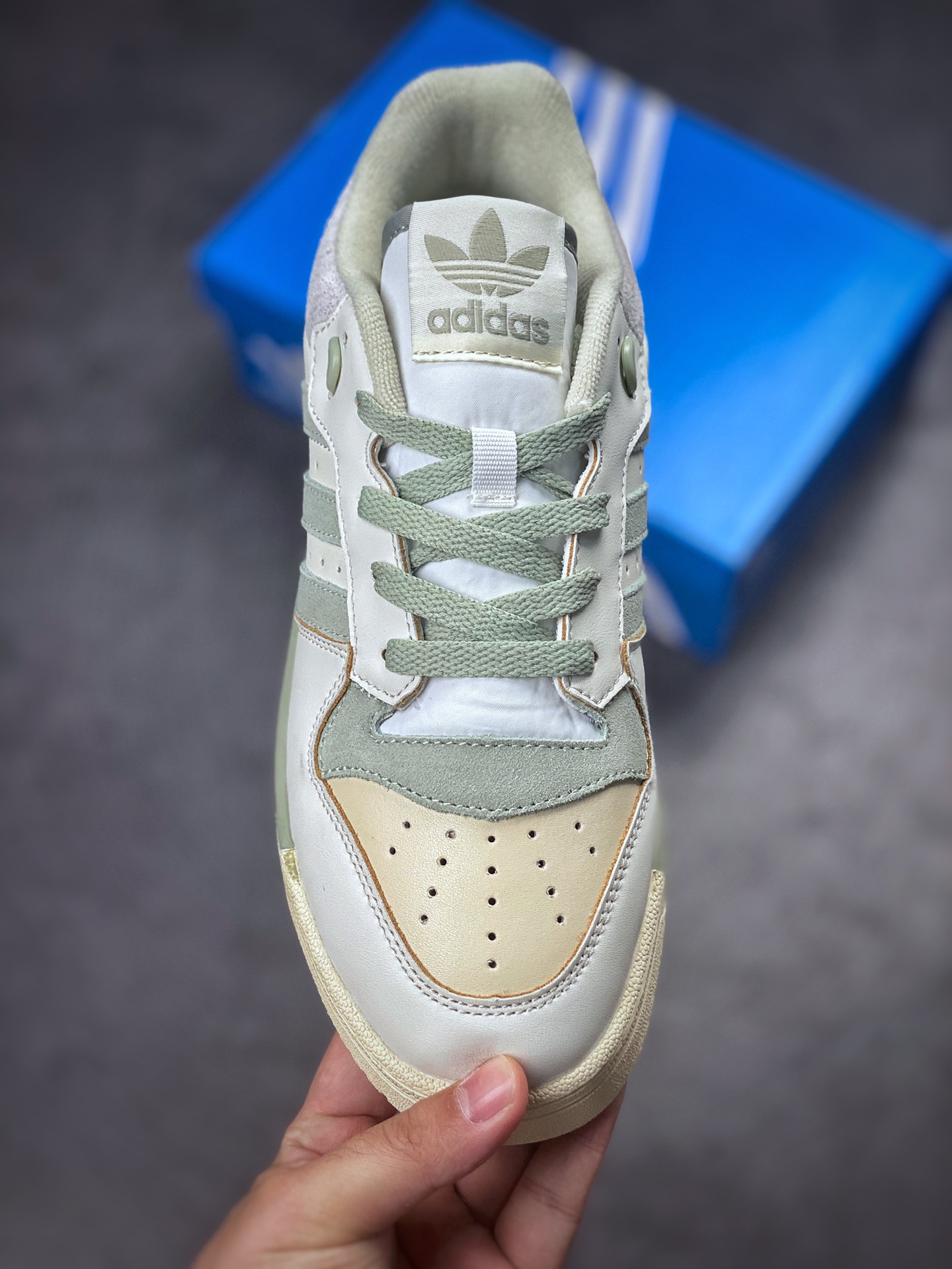 Overseas channel version original box original label Adidas Rivalry Low Premium clover low state FX9448