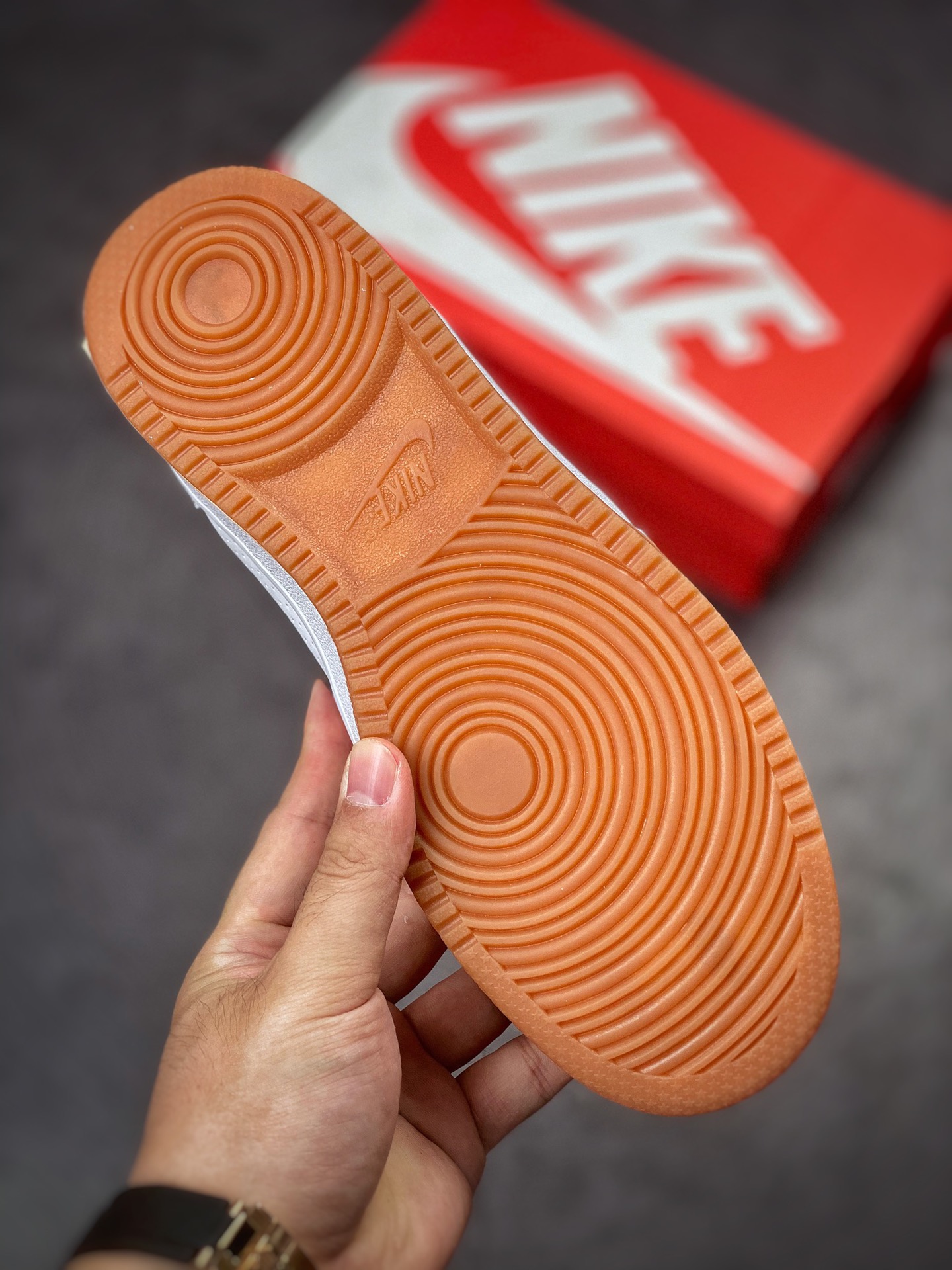 NIKE Court Borough Mid 复古白蓝 独家全头层版本 839977-107