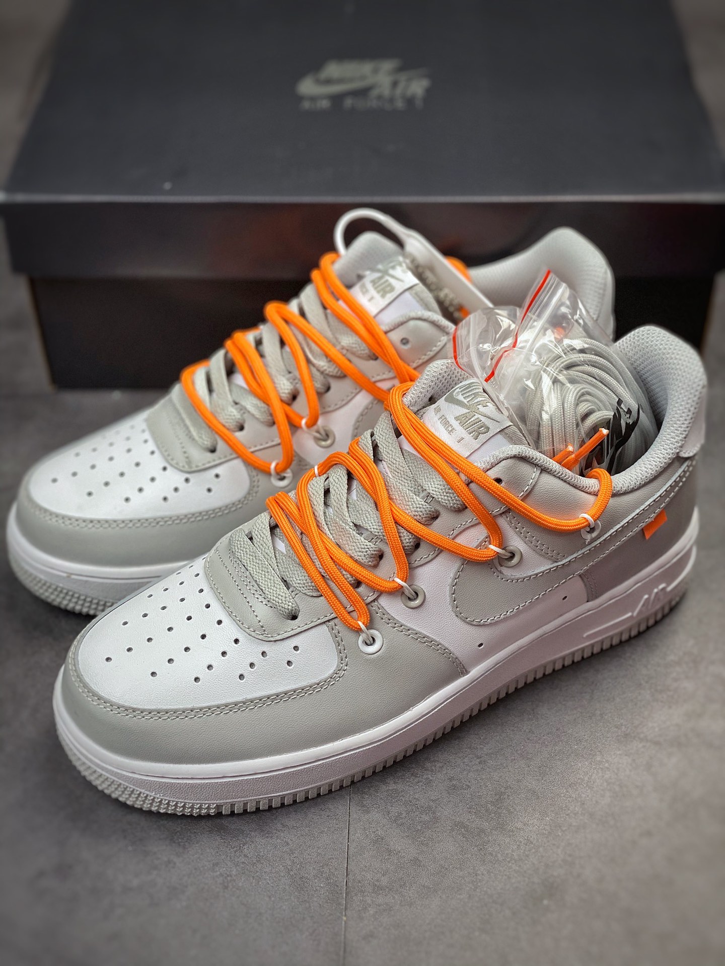 Nike Air Force 1 Low 07 白灰绑带 CV1724-107