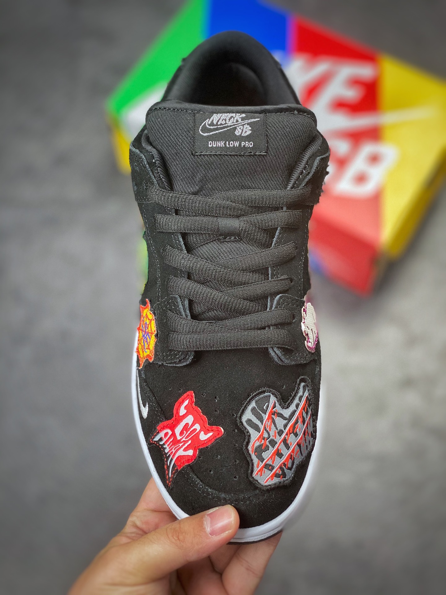 Neckface x Nike SB Dunk Low 黑色 万圣节 DQ4488-001