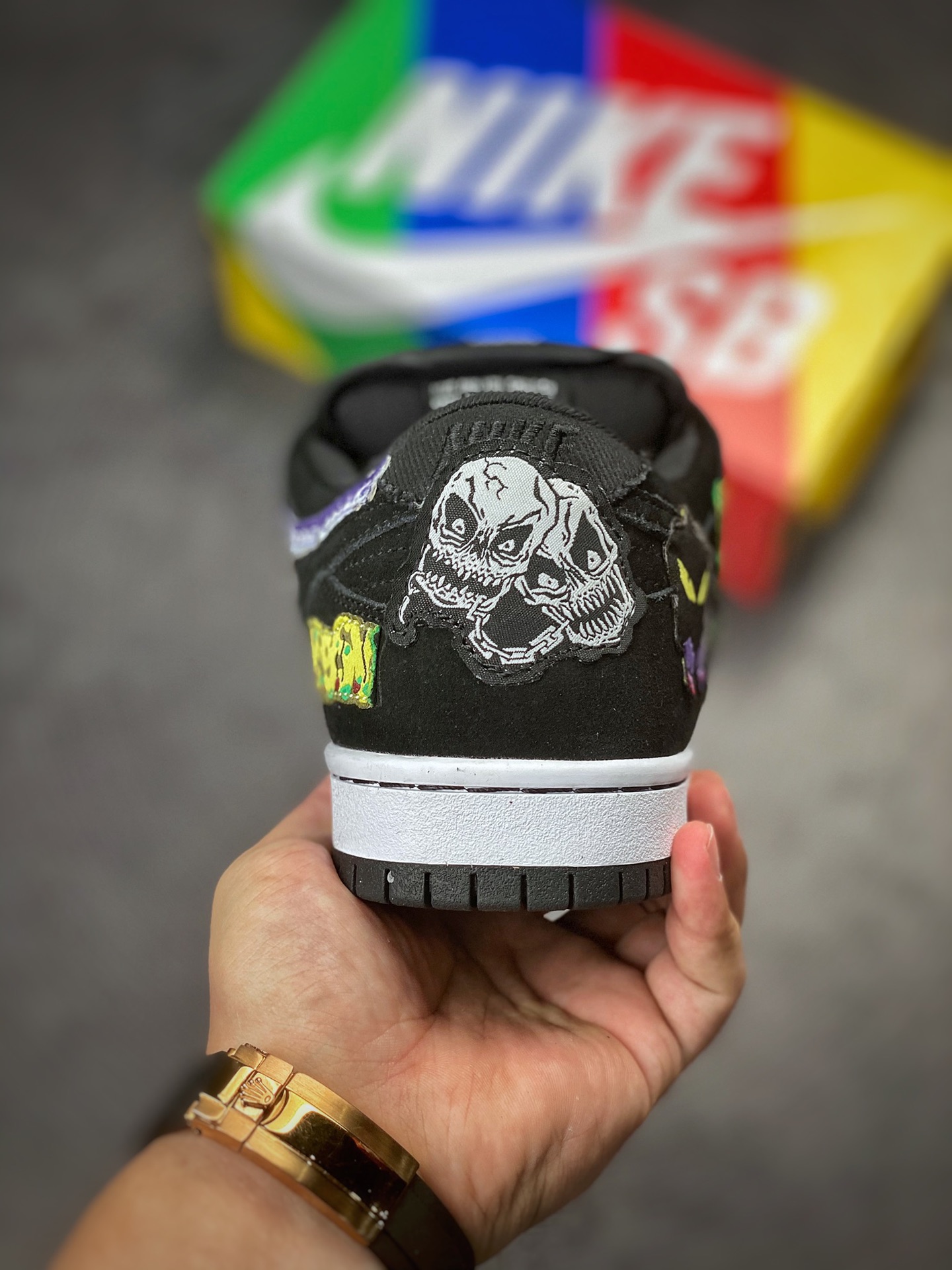 Neckface x Nike SB Dunk Low 黑色 万圣节 DQ4488-001