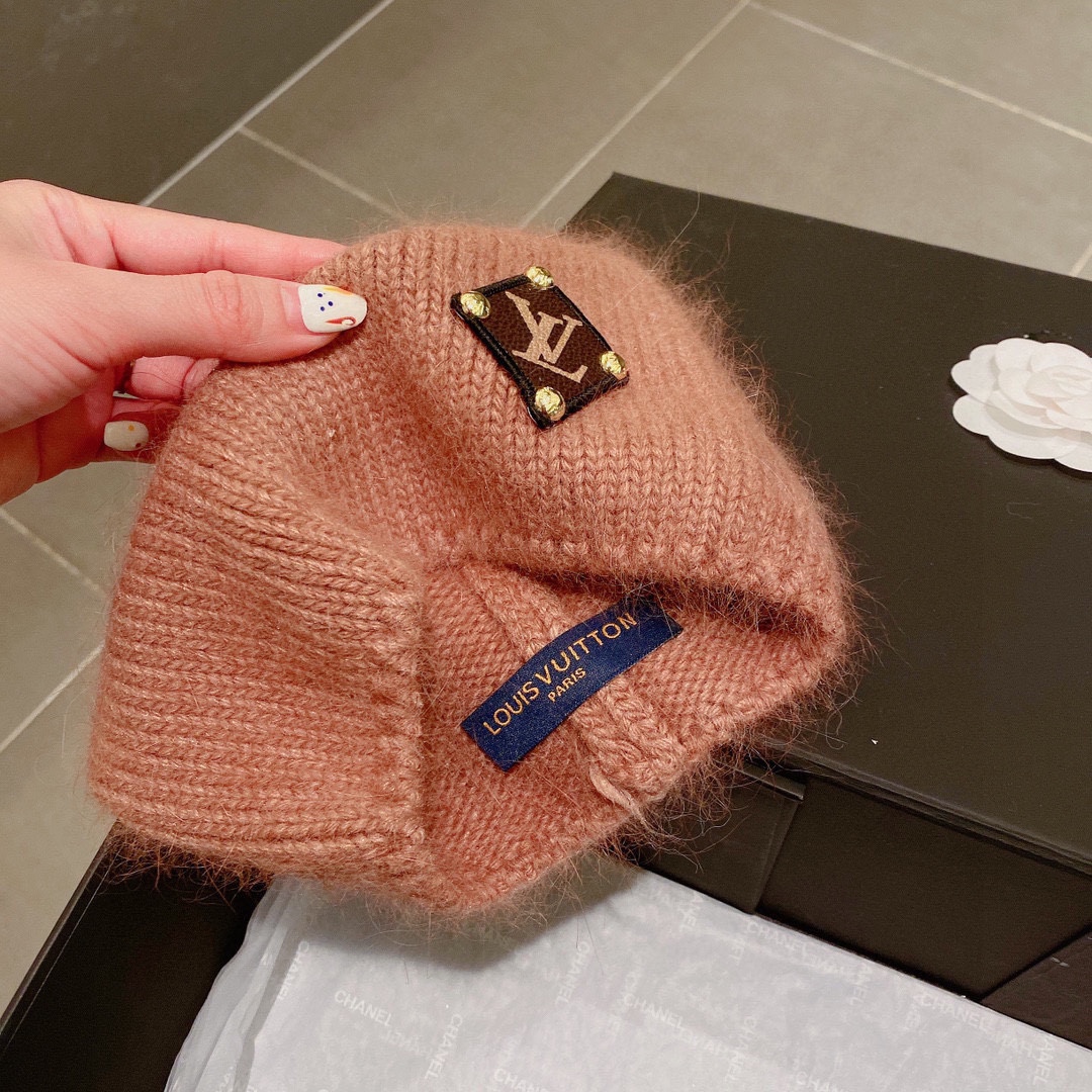 LV路易威登2022秋冬新款羊毛针织毛线帽
