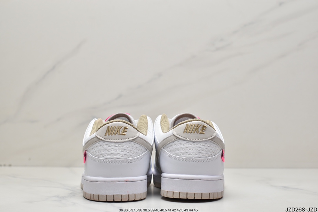 Nike Dunk Low Retro street dance series white powder shoe buckle DX6060-121