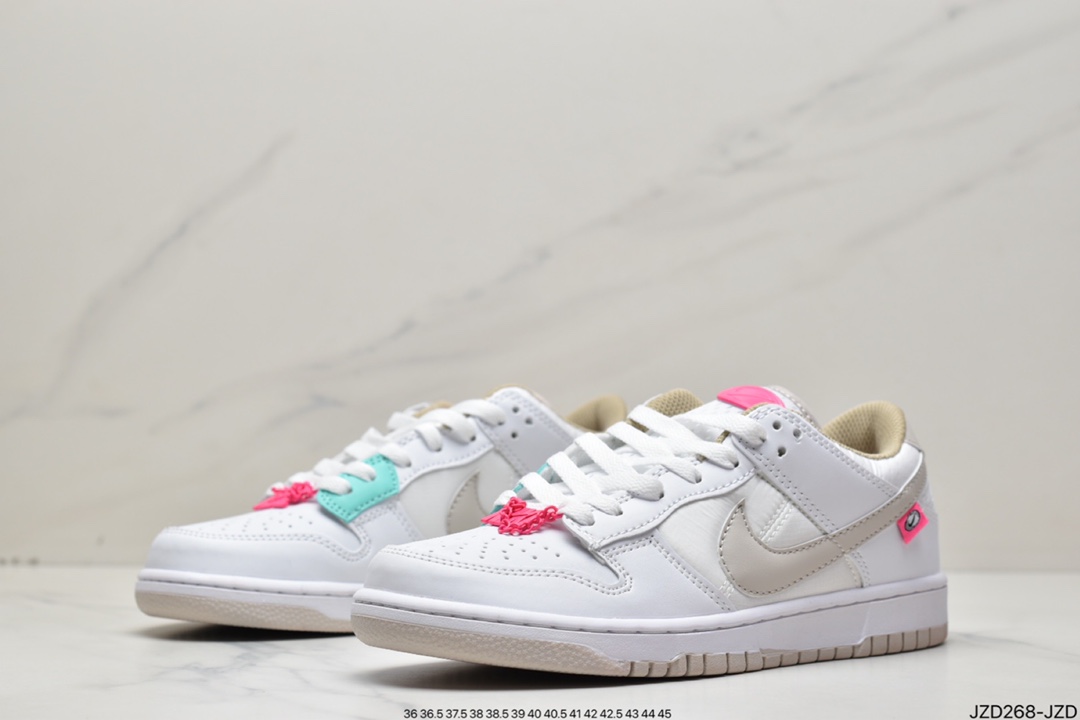 140 耐克Nike Dunk Low Retro 街舞系列 白粉鞋扣 DX6060-121