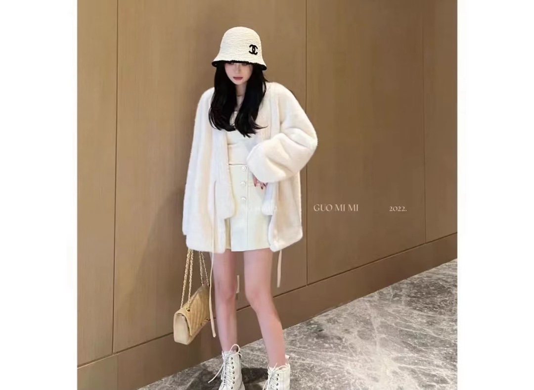 Chanel香奈儿2022秋冬新款渔夫帽