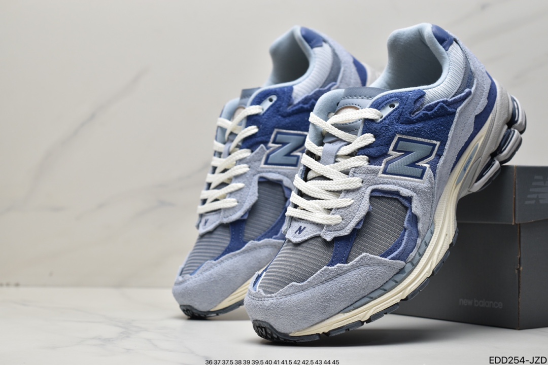 340 纯原版本 New Balance 新百伦 " Refined Future " 青花蓝 复古休闲跑步鞋 M2002RDI