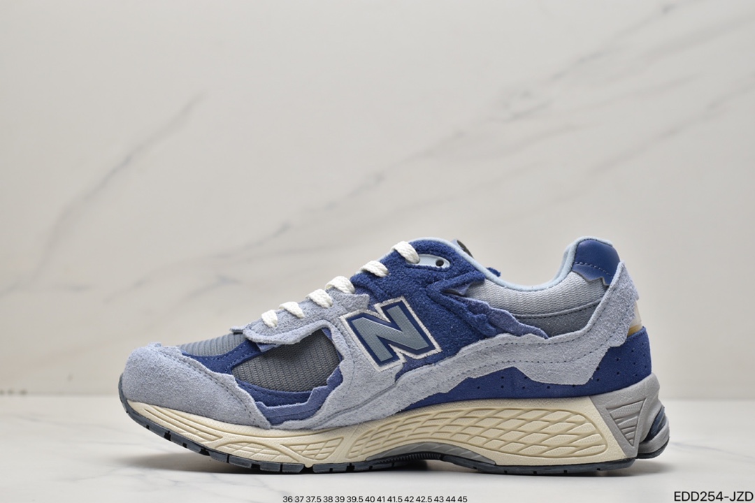 340 纯原版本 New Balance 新百伦 " Refined Future " 青花蓝 复古休闲跑步鞋 M2002RDI