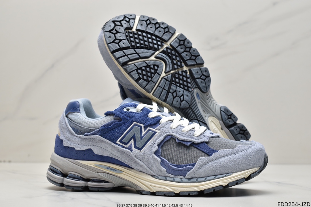 340 纯原版本 New Balance 新百伦 " Refined Future " 青花蓝 复古休闲跑步鞋 M2002RDI