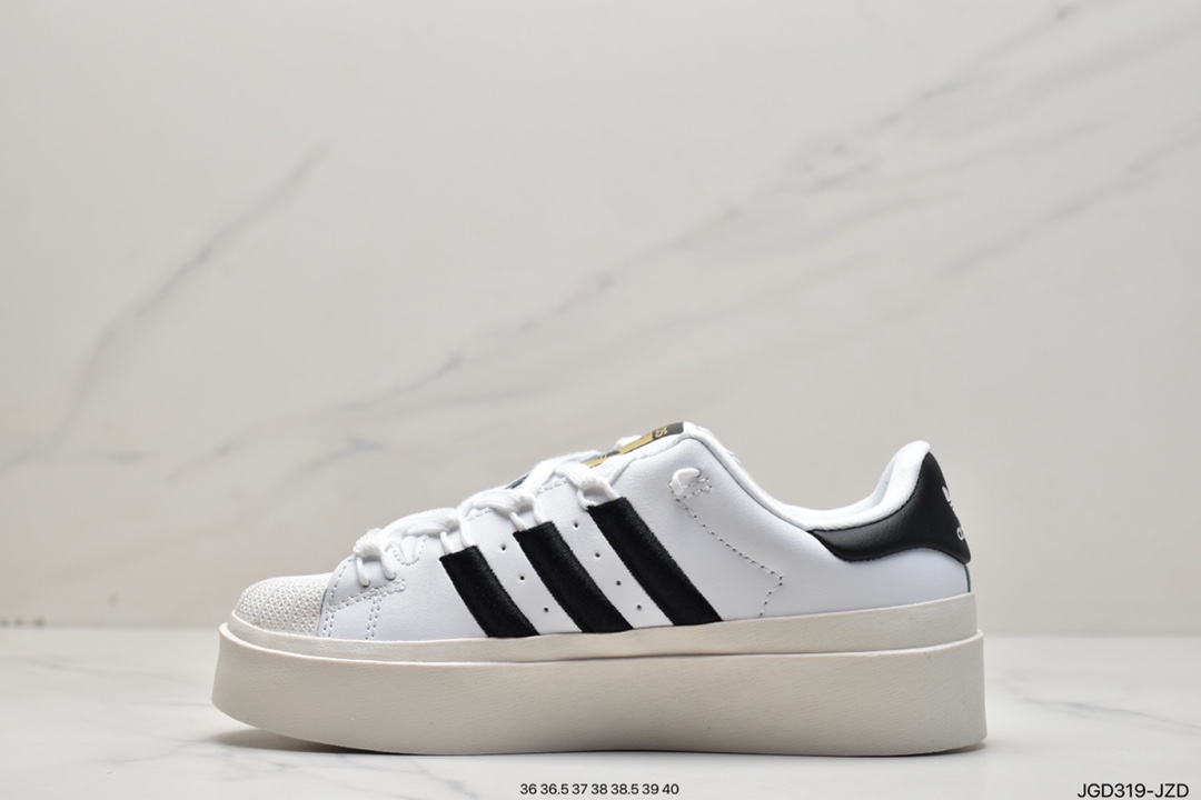 180 阿迪达斯Adidas Superstar Ayoon W 改良轻量版贝壳头系列加厚增高低帮GY5250