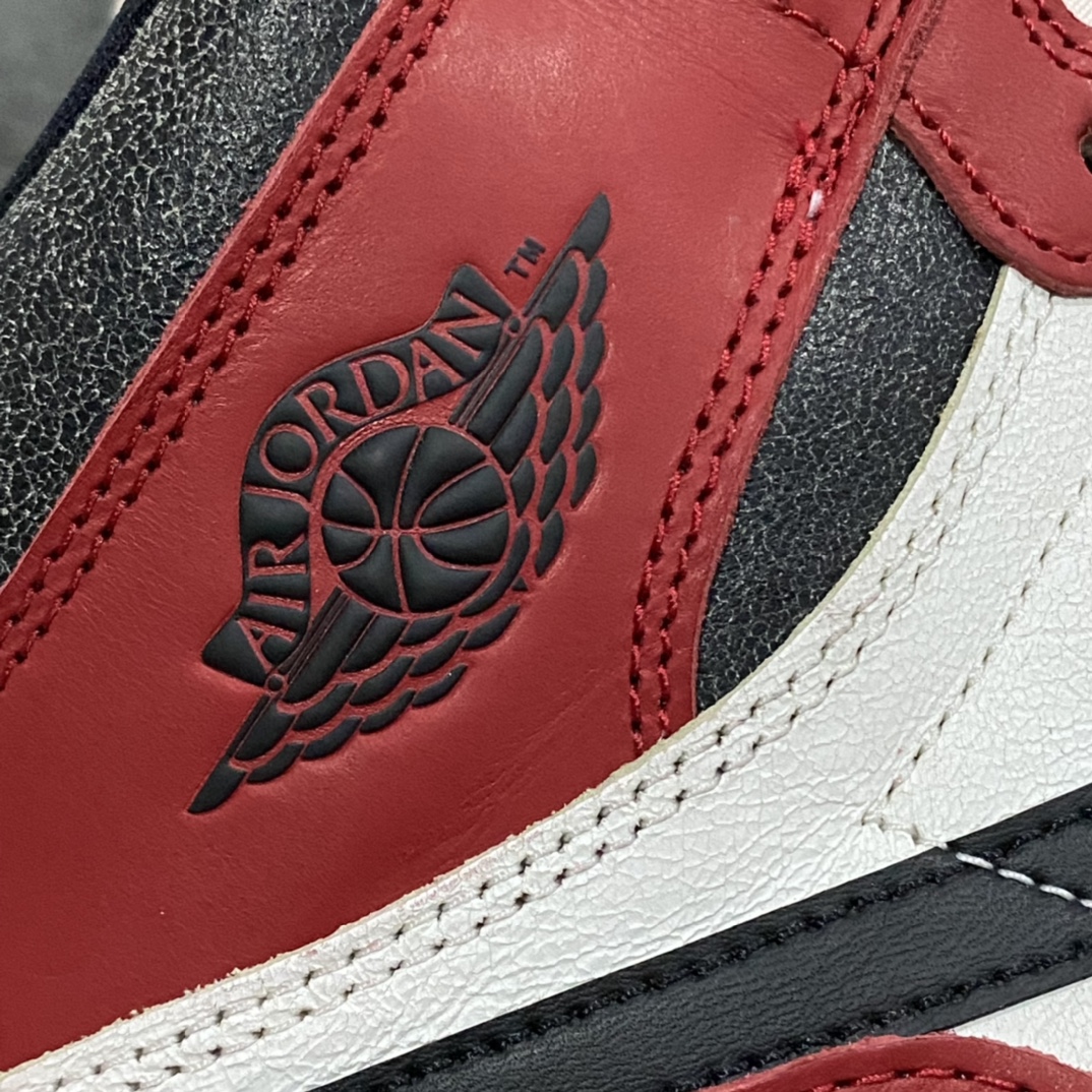 图片[8]-Air Jordan 1 OG Lost&Found AJ1复刻做旧芝加哥。DZ5485-612 莞顶纯原纯原版终于出货💪🏻 终于等到你[得意]，就是为了等原厂皮料拖了这么久出货！全新纸板刀磨（对比其他的Aj1配色，此配色很多地方有改动），原厂皮料打造，正确原厂配件（卡片和包装纸以及鞋盒），区别市面各种先行错版本！个人认为在ljr未出货之前，此版本无可匹敌💪🏻 尺码：40.5-47.5-选品中心