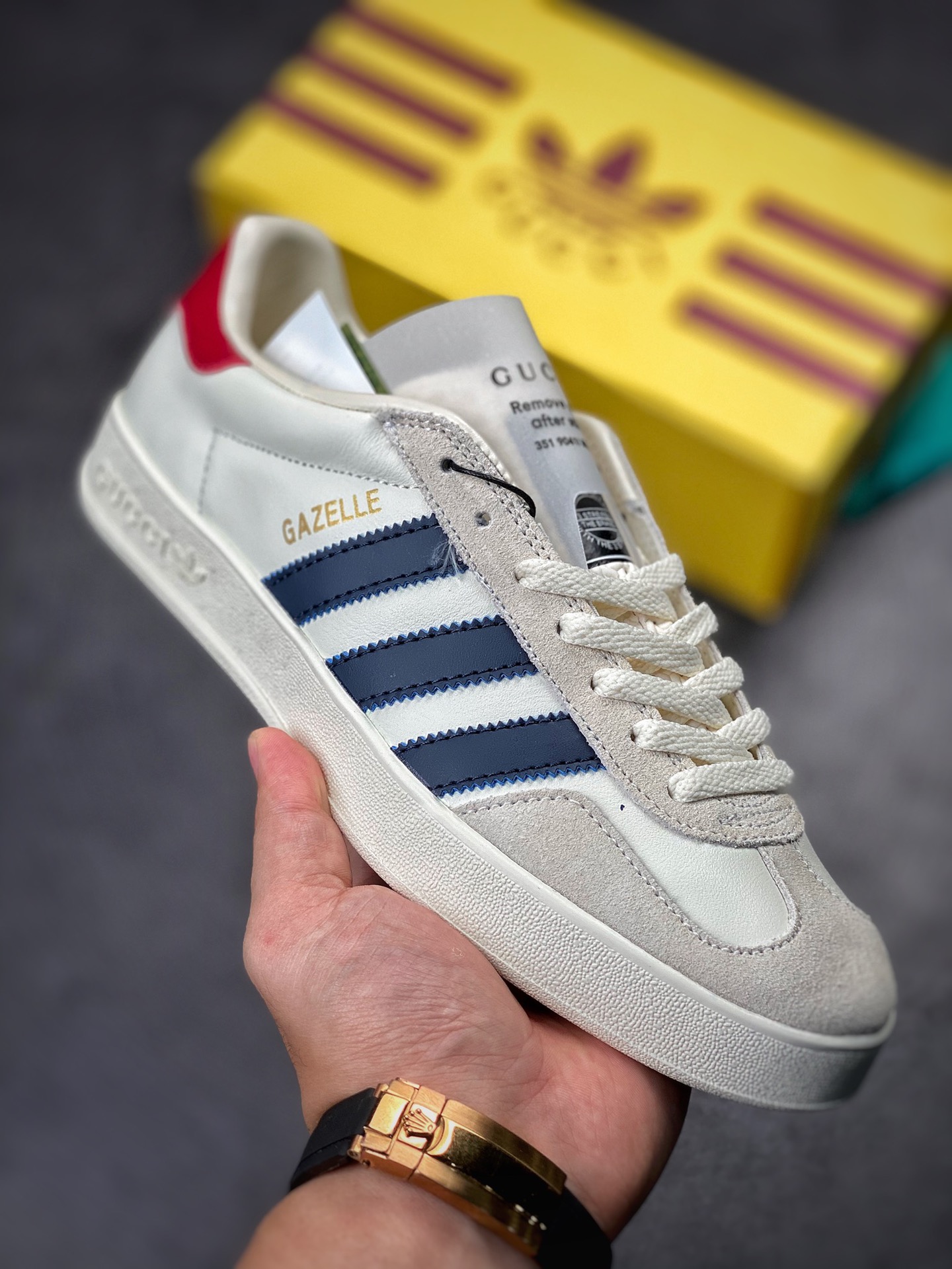 [Original box version] heavy joint Adidas｜GUCCI pure original version 707847 UTT10 9060