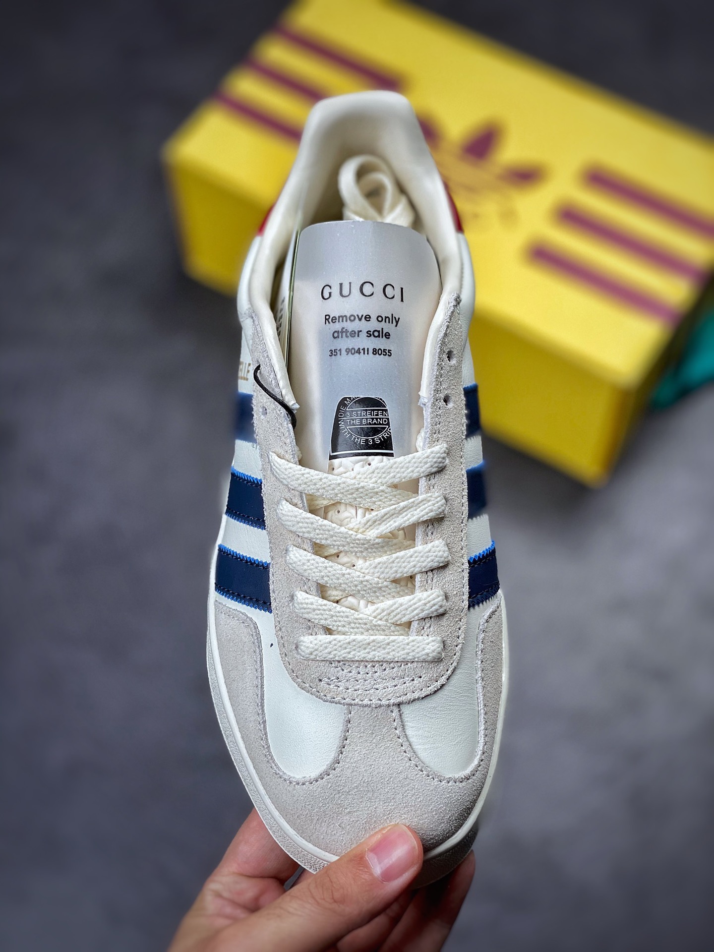 [Original box version] heavy joint Adidas｜GUCCI pure original version 707847 UTT10 9060