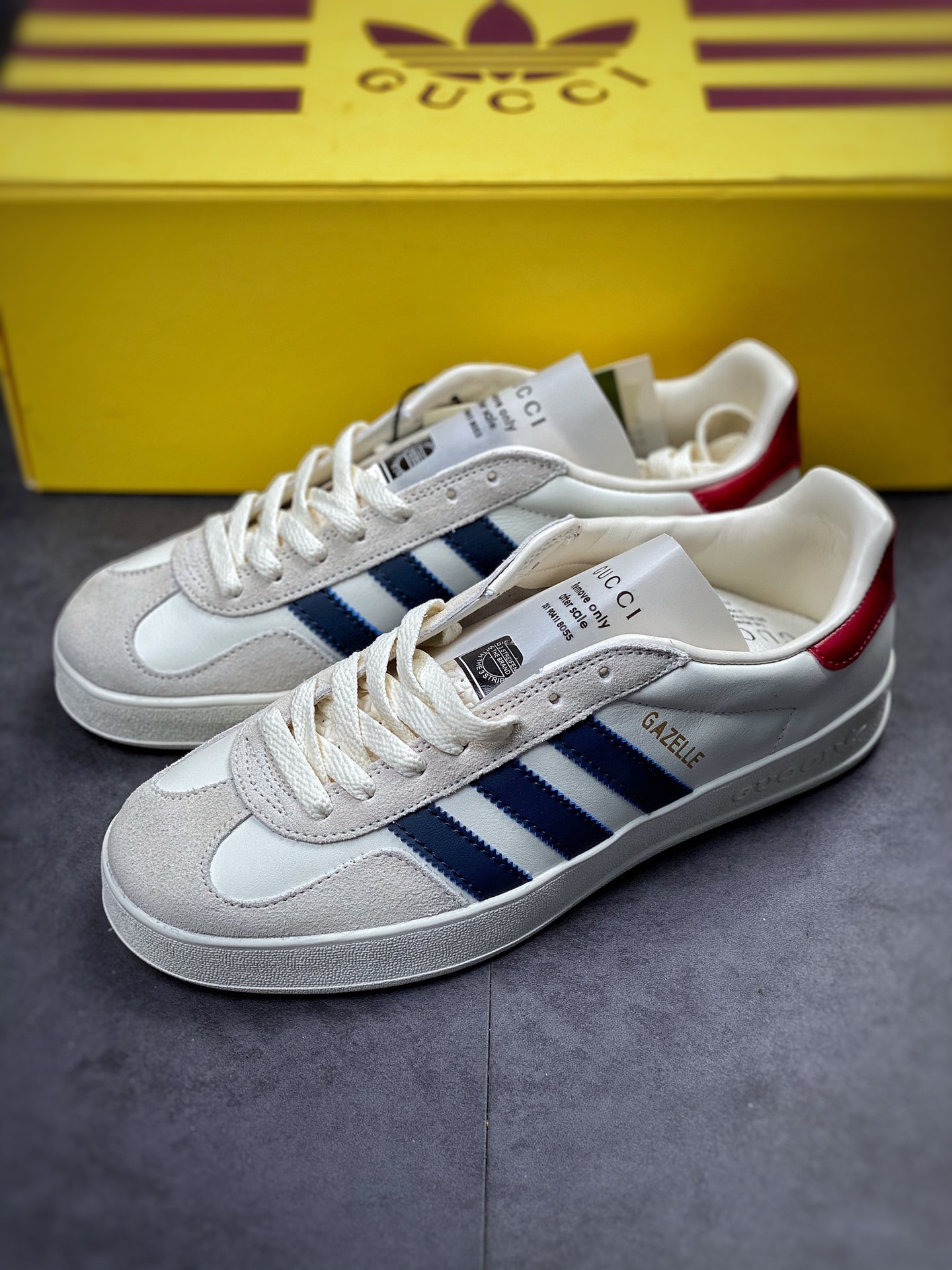 [Original box version] heavy joint Adidas｜GUCCI pure original version 707847 UTT10 9060