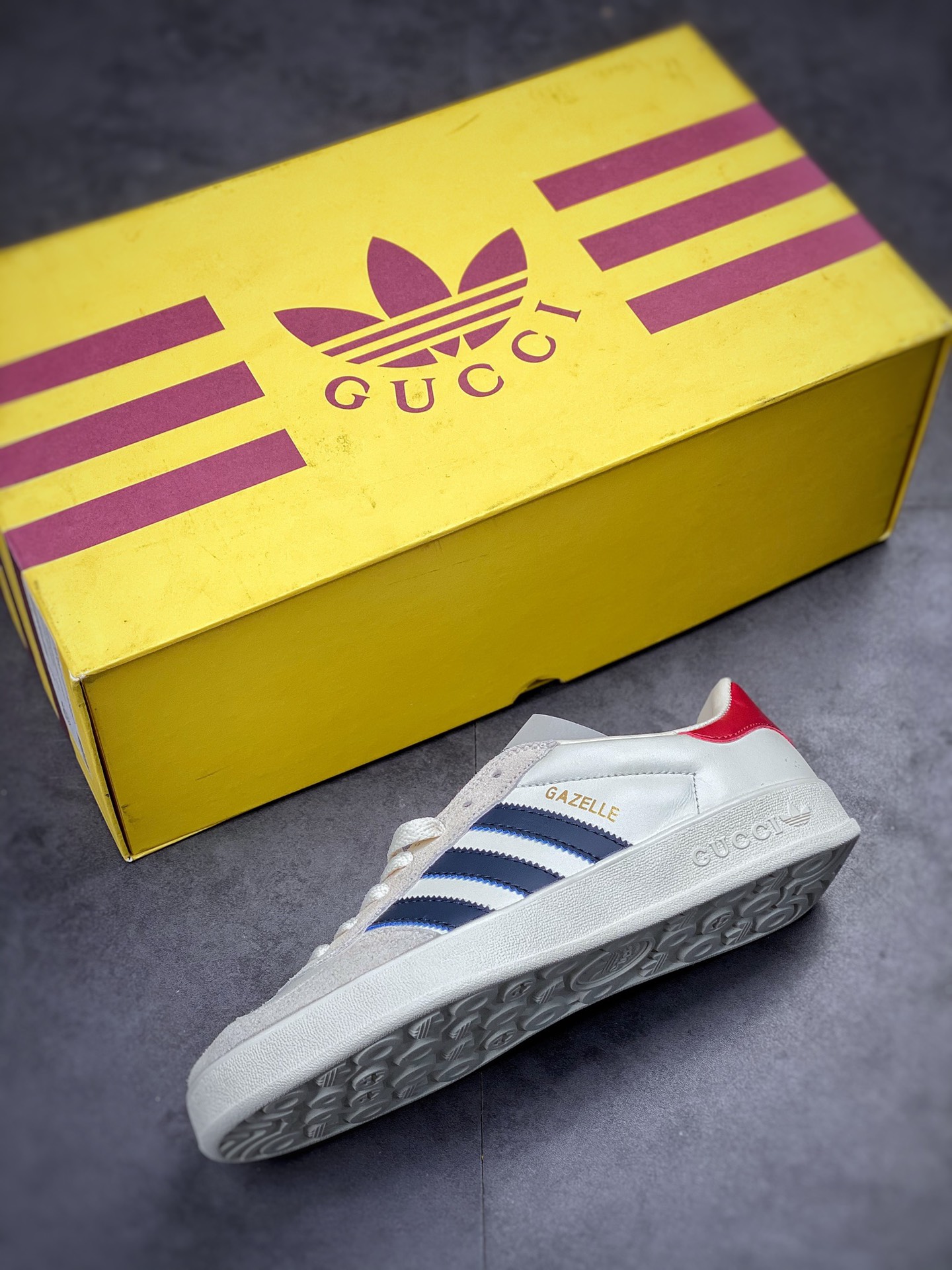 [Original box version] heavy joint Adidas｜GUCCI pure original version 707847 UTT10 9060