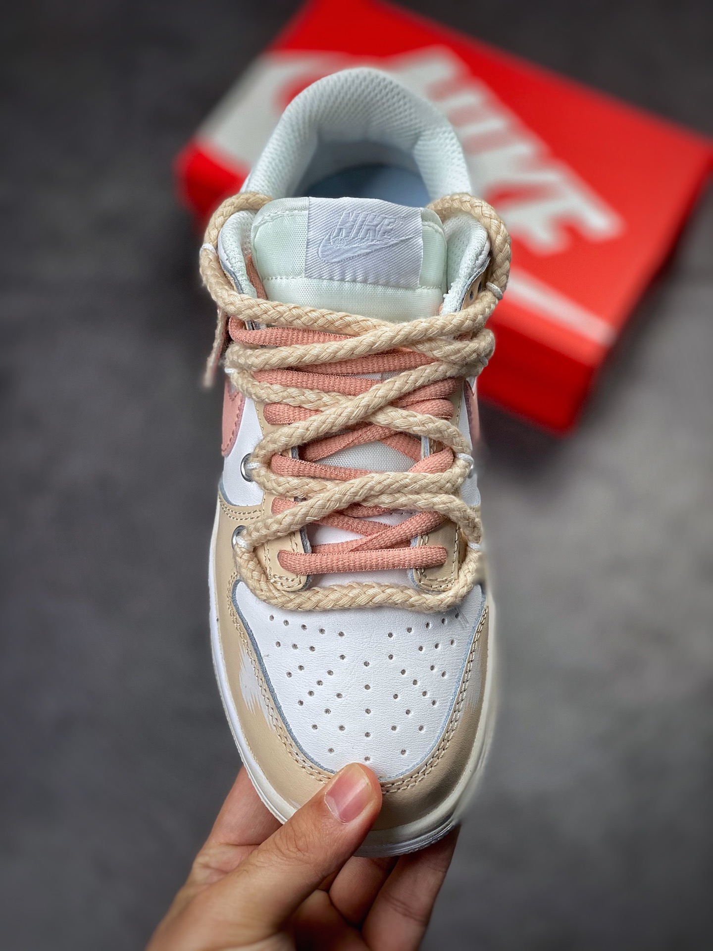 NIKE SB Dunk Low 白粉绑带 DH9765-100