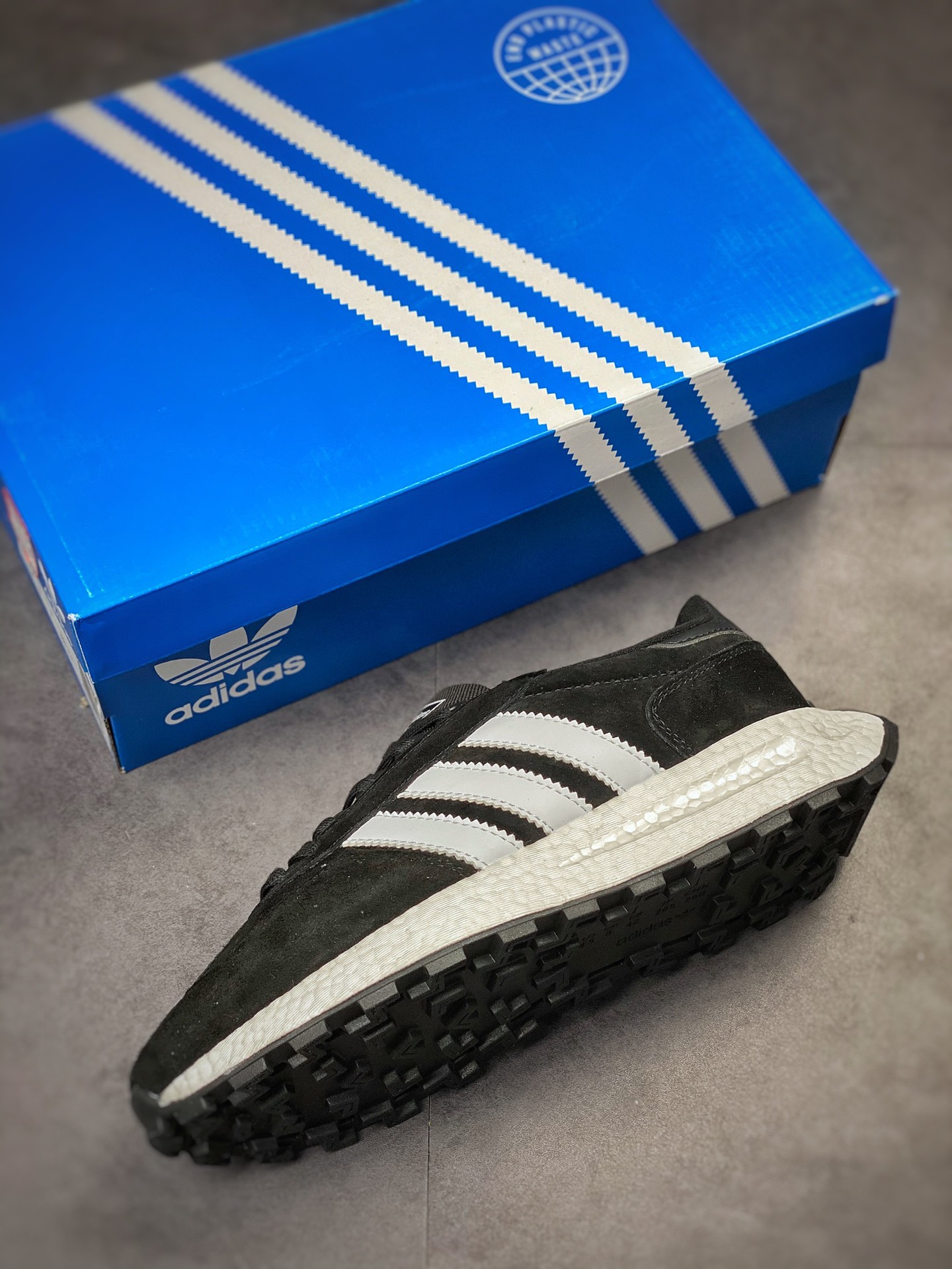 adidas Racing E5 Boost Prototype speed light retro series GW1133