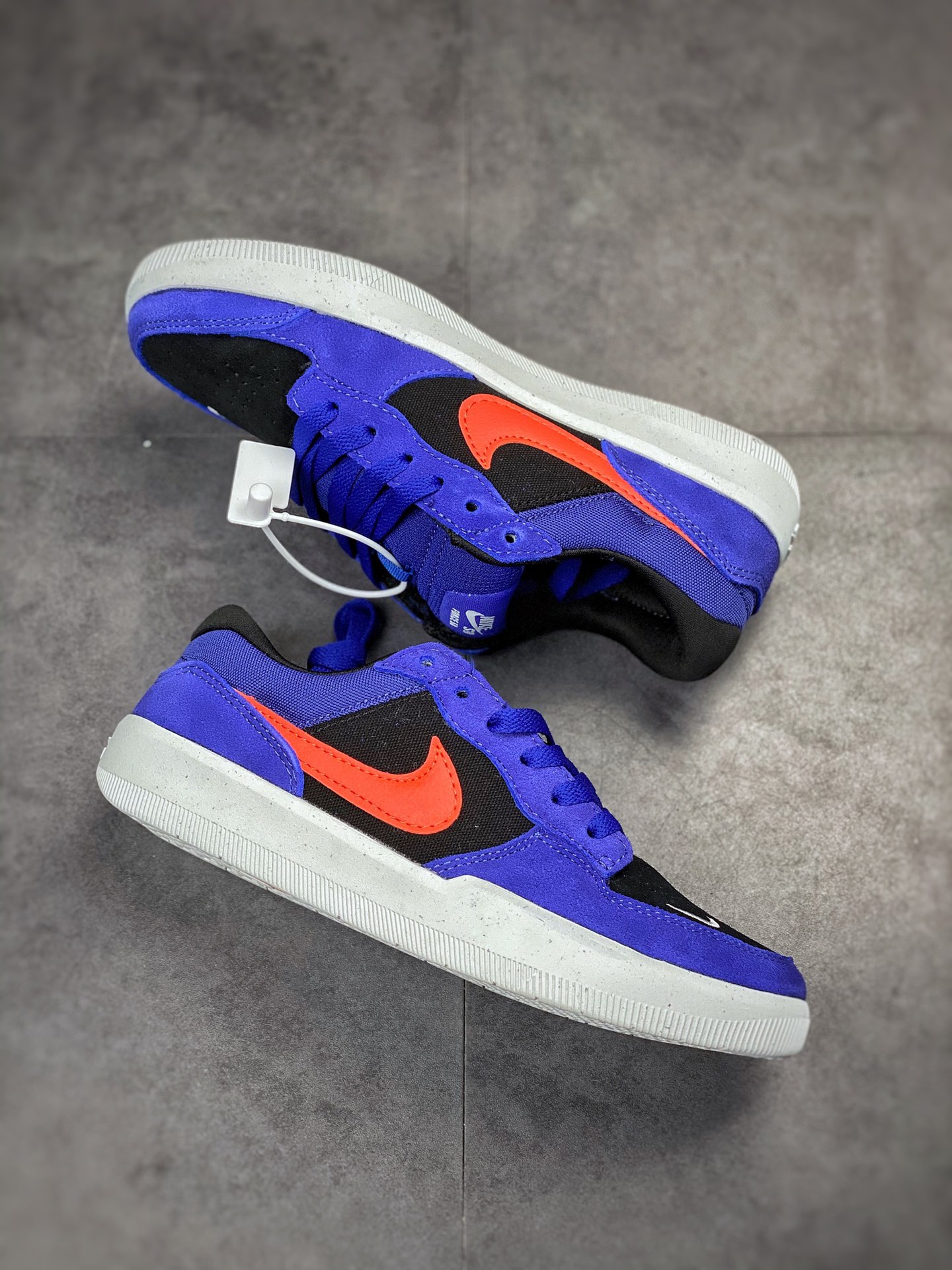 Nike SB Forcce 58 蓝黑橙 复古休闲男女板鞋 CZ2959-404