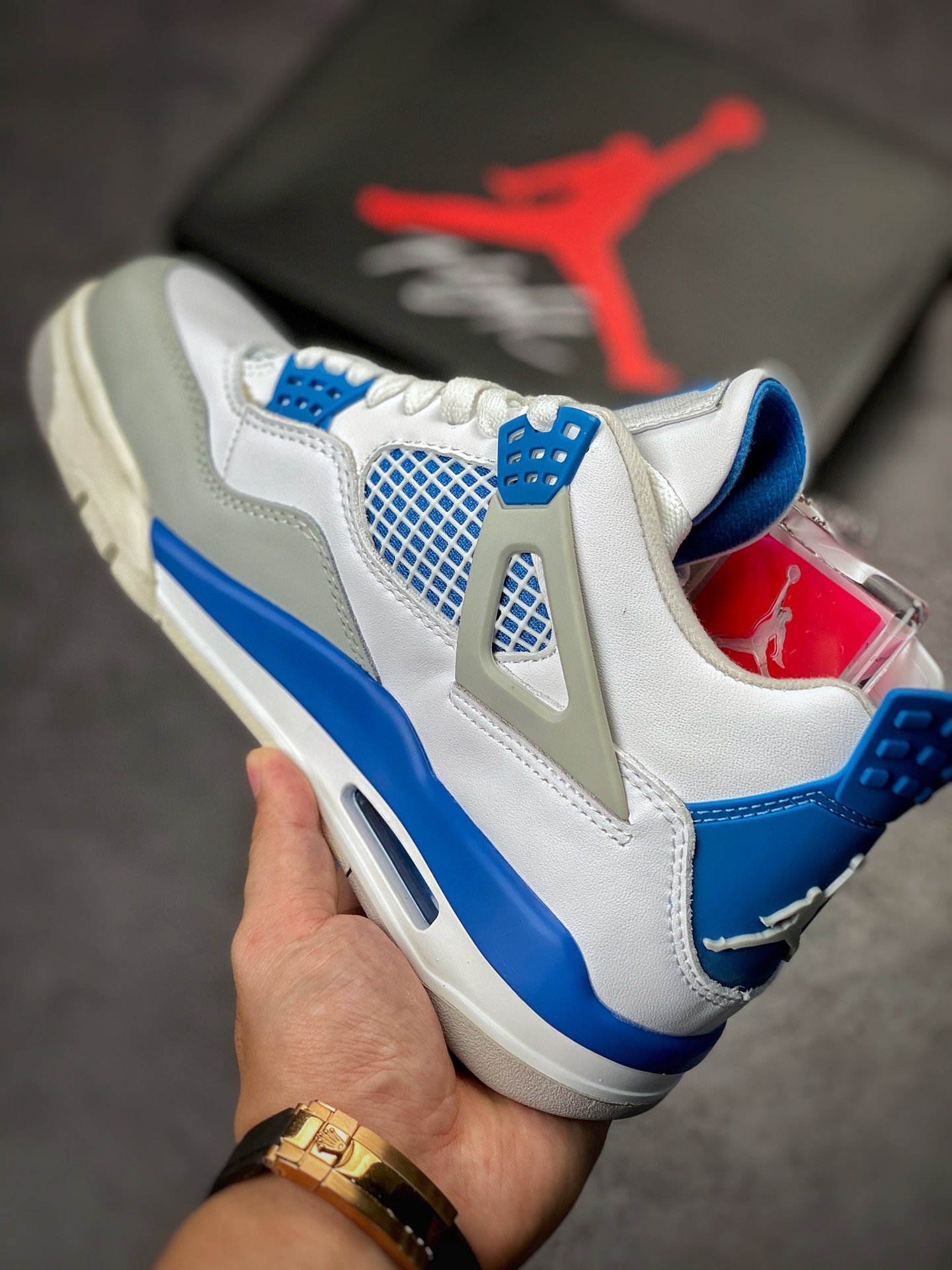 Air Jordan 4 Retro “Military Blue” 白蓝  308497-105