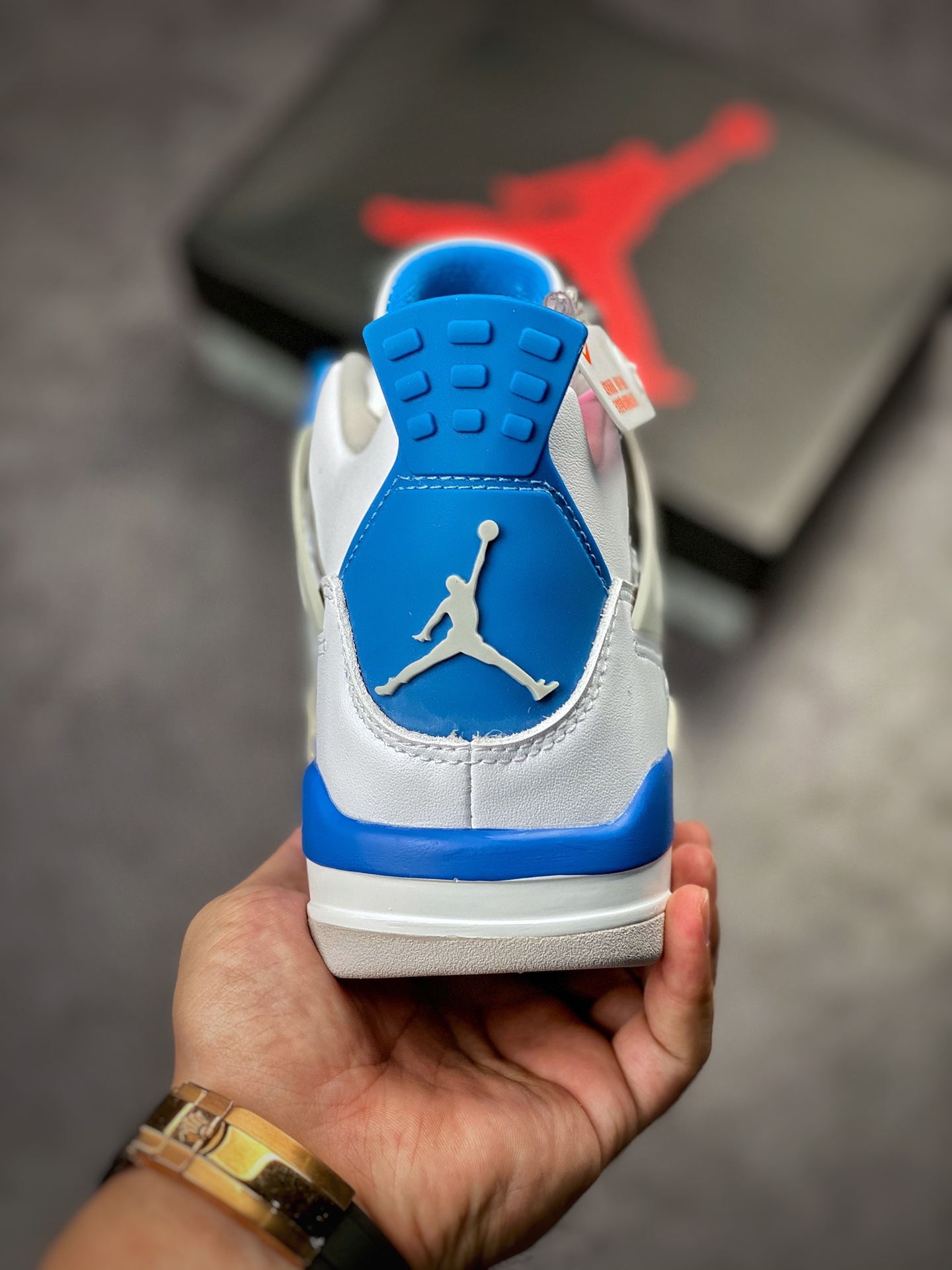 Air Jordan 4 Retro “Military Blue” 白蓝  308497-105