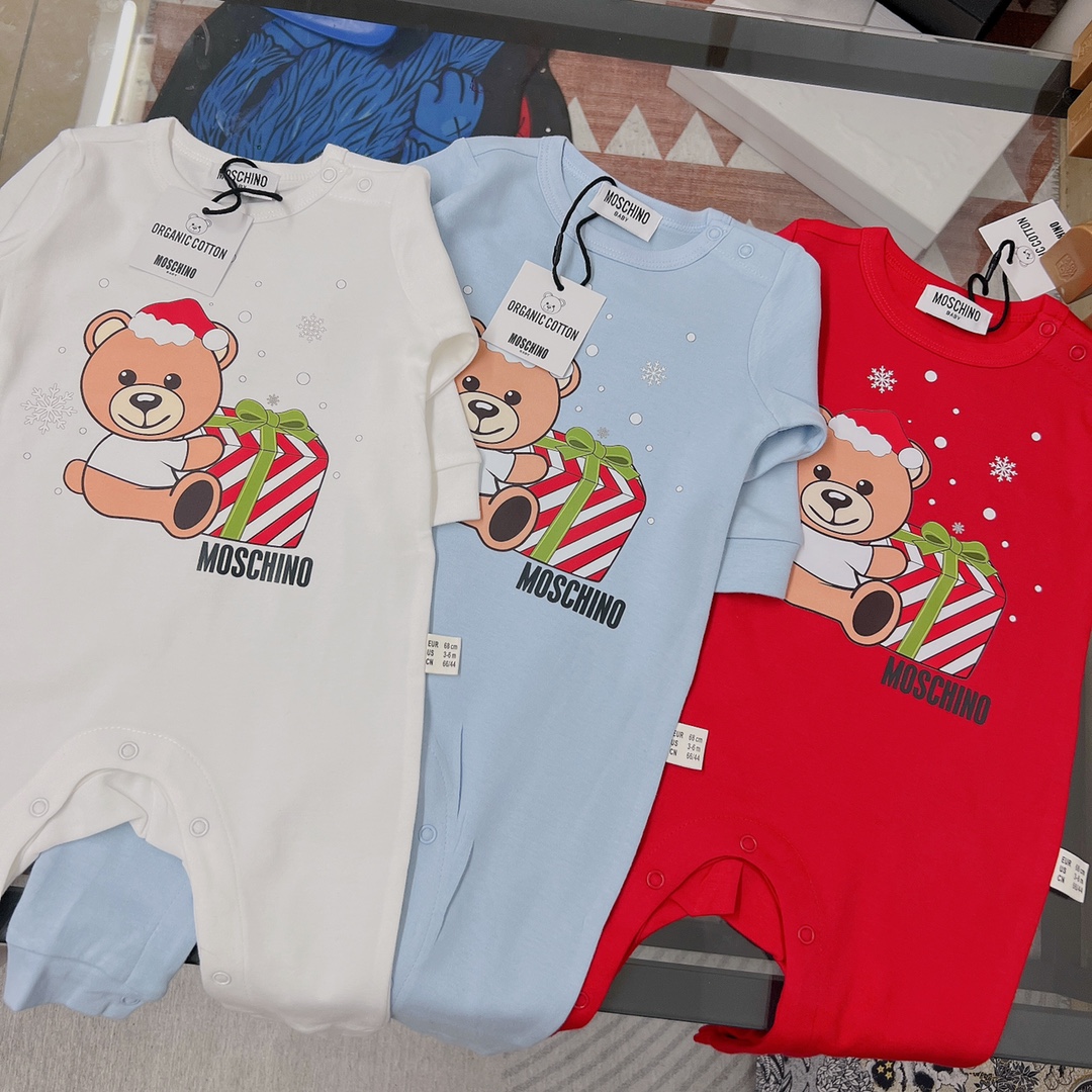 NO:209950,Christmas Mos Bear Inner Fleece Thin Model Synchronous Size 59 66 73 80 85 90, Clothes,19860909圣诞 Mos熊 内里加绒 薄款 同步上 尺码59 66 73 80 85 90,衣服,,Children's