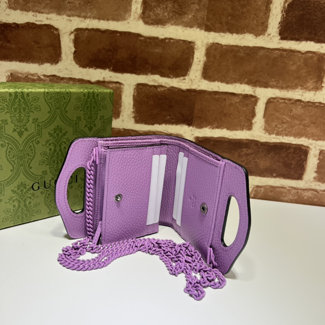 GUCCI古驰GG Marmont系列手提式卡包701074