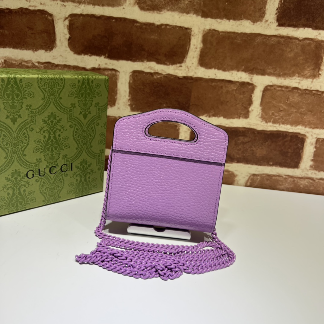 GUCCI古驰GG Marmont系列手提式卡包701074