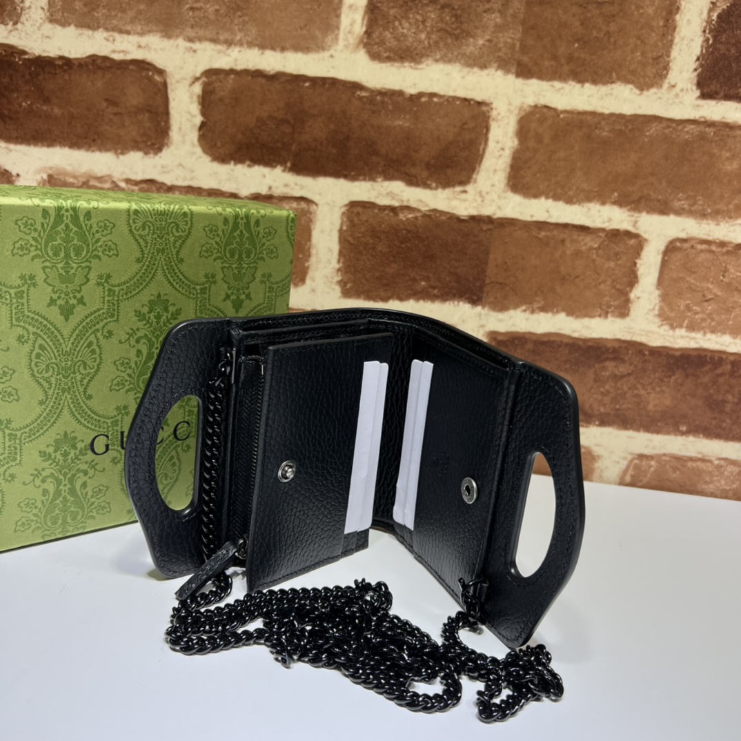 GUCCI古驰GG Marmont系列手提式卡包701074