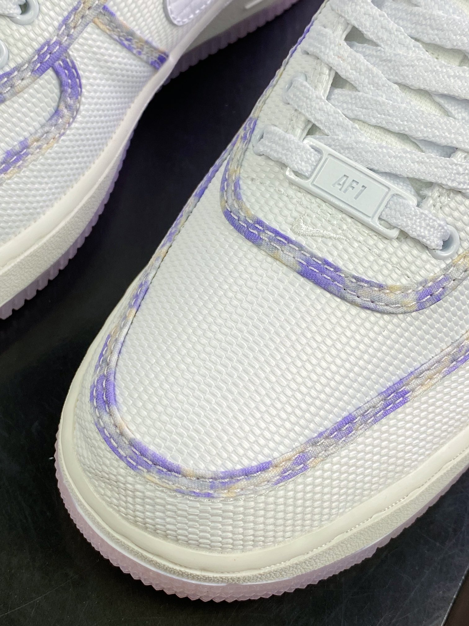 220  Air Force 1 Low”Lavender”空军一号低帮“帆布薰衣草白紫滚边”DV6136-100