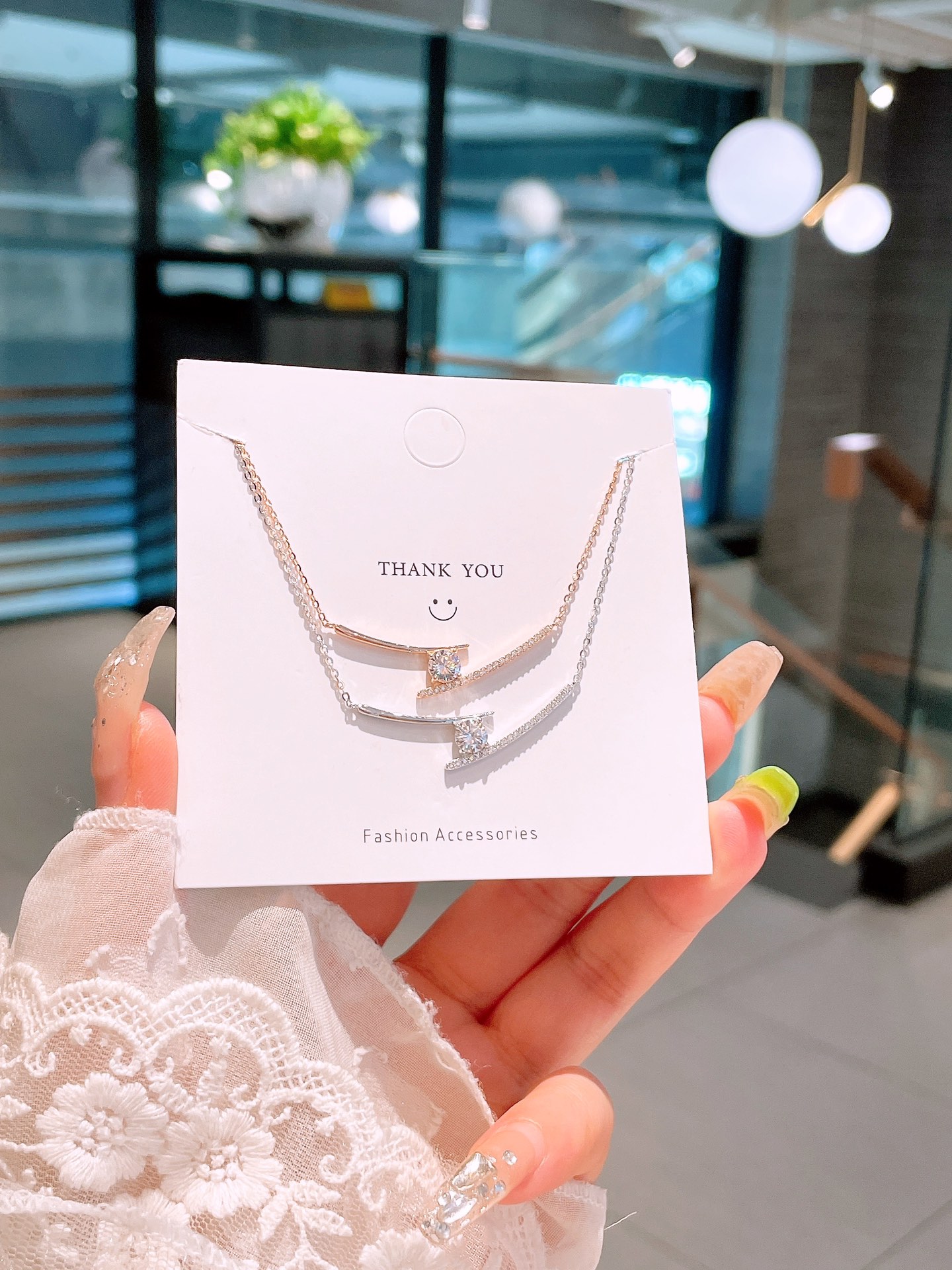 925 Silver Necklace Premium Travel Gold