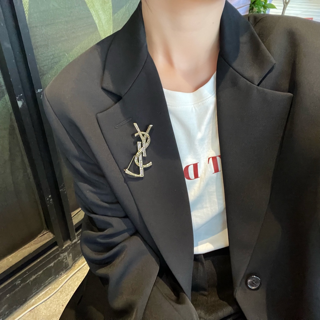 Saint Laurent圣罗兰YSL胸针
