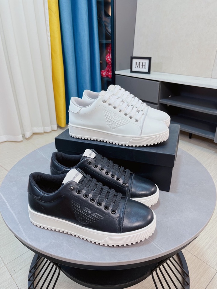 I5  Armani 阿玛尼 鞋面采用原厂特供品牌标加柔软进口原材料＋真皮内里 踮脚,品牌专用鞋底：原厂特供橡胶防滑耐磨大底,码数:38-44