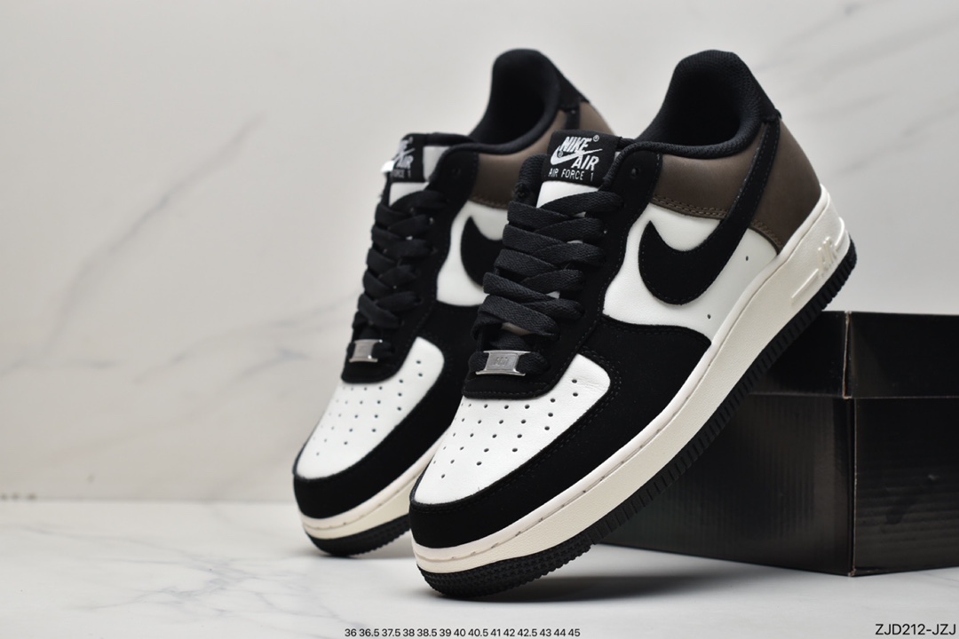 240 Nike Air Force 1 Low 07 黑白摩卡棕YG5063-203