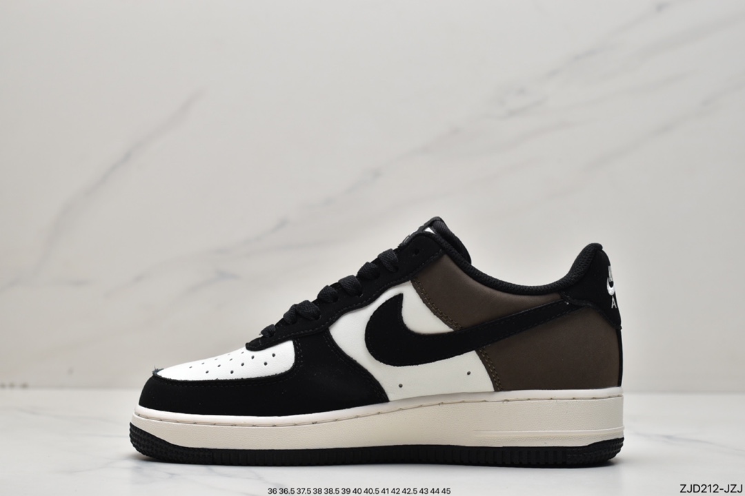 240 Nike Air Force 1 Low 07 黑白摩卡棕YG5063-203