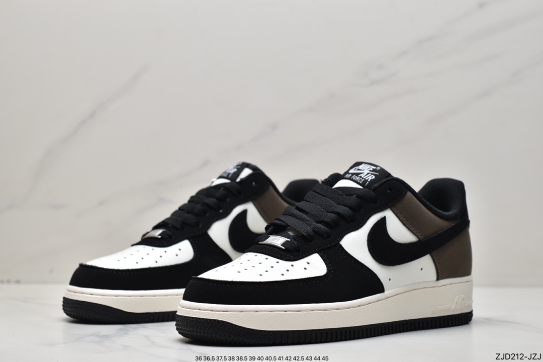 240 Nike Air Force 1 Low 07 黑白摩卡棕YG5063-203