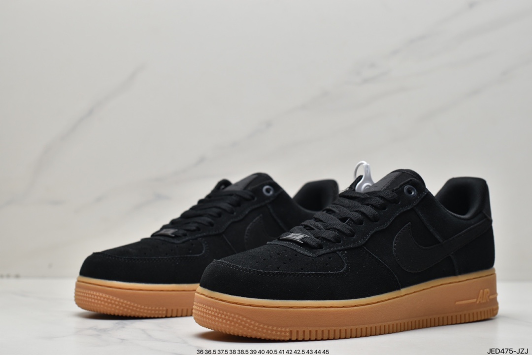 150 真标耐克Nike Wmns Air Force 1“黑翻毛” AA0287-002