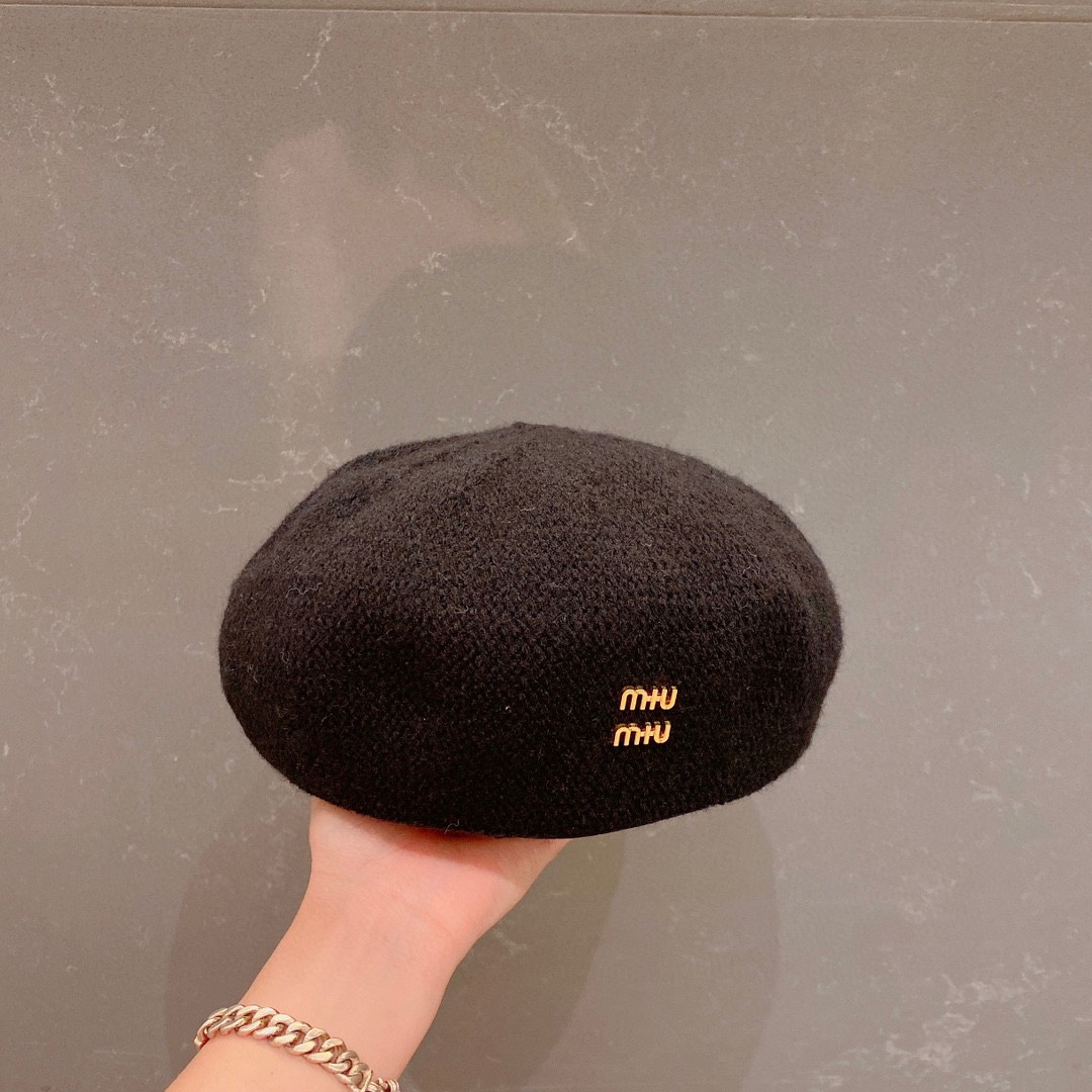 miumiu缪缪2022秋冬新款贝雷帽