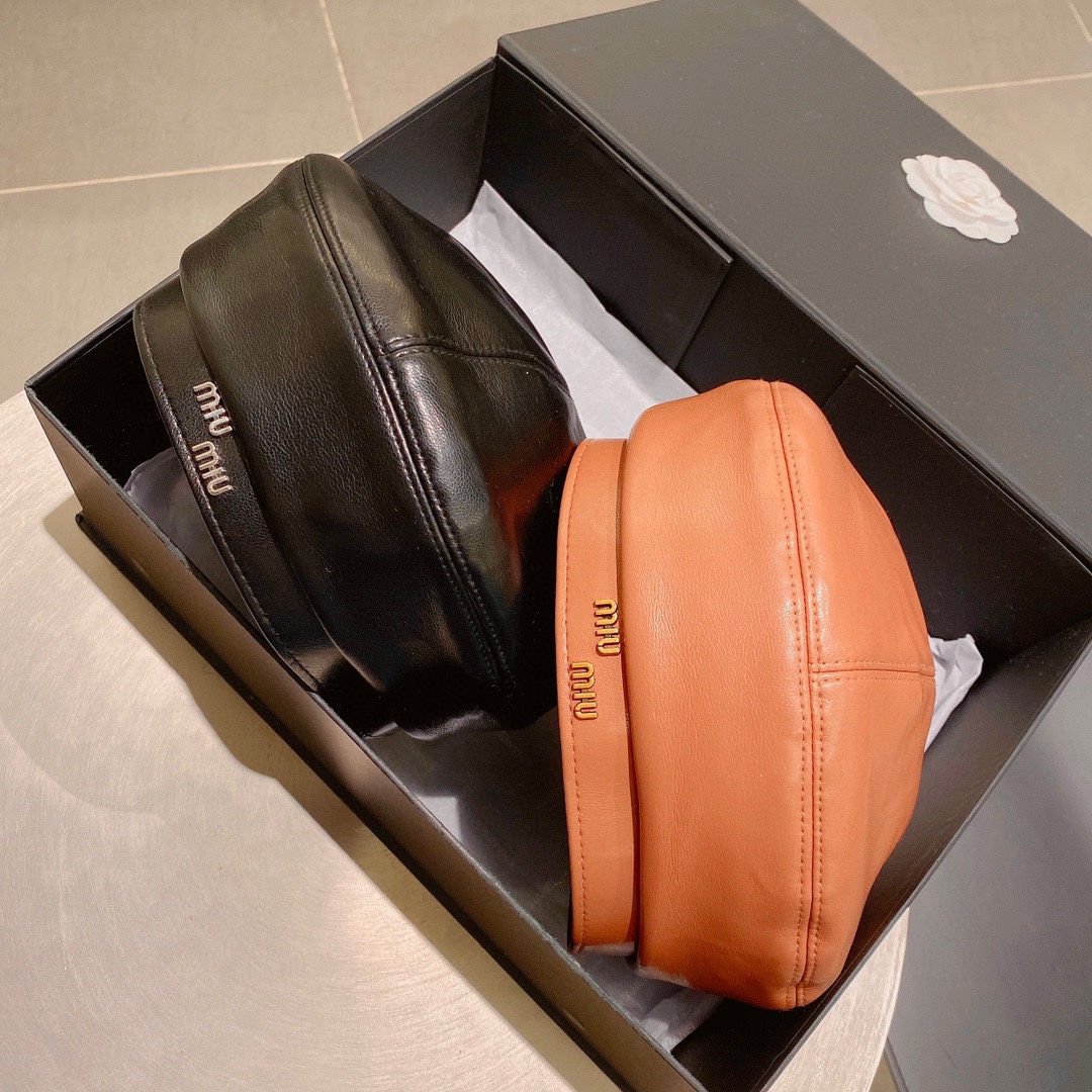 miumiu缪缪2022秋冬新款贝雷帽