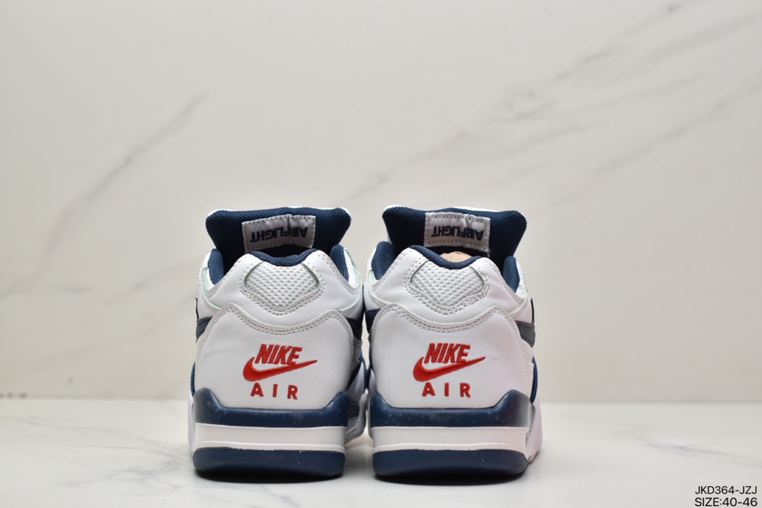 160 耐克Nike Air Flight 89白镭射夜光运动鞋· AJ4兄弟款系列篮球鞋 CW2616-101