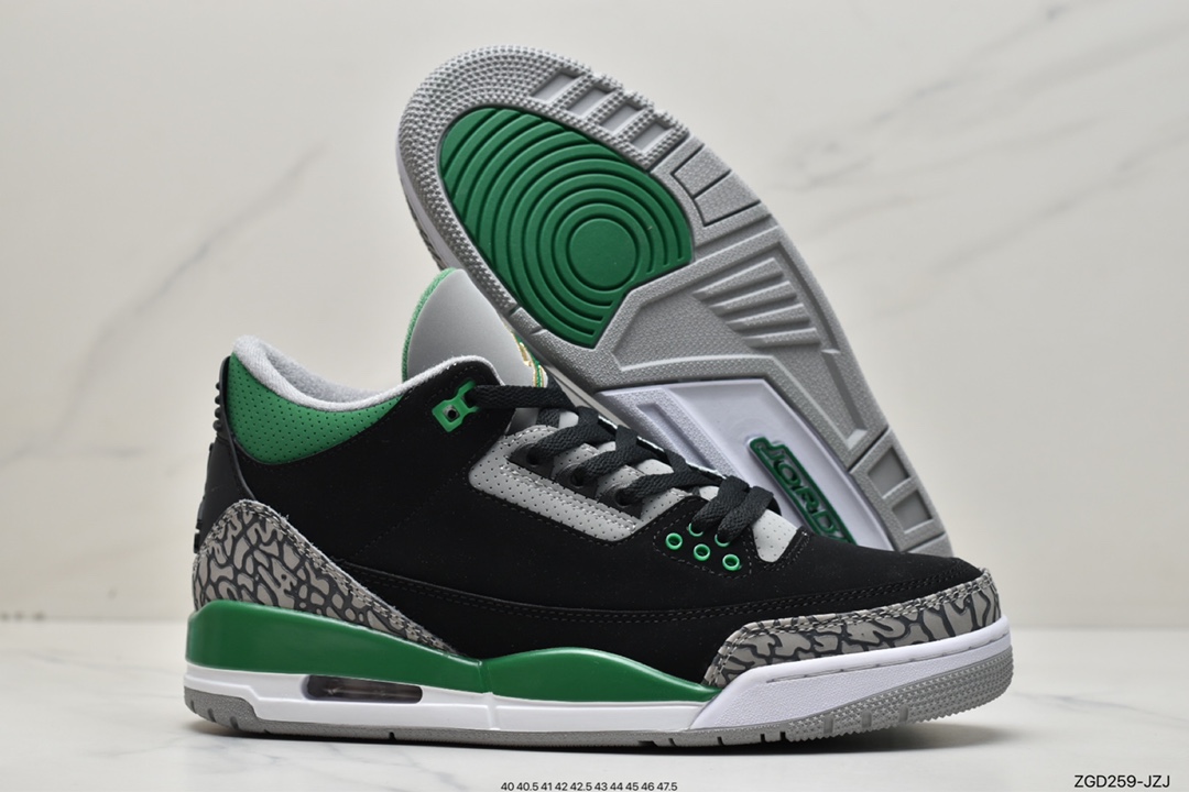 290 耐克Nike Air Jordan 3 Retro”Pine Green”迈克尔·乔丹AJ3代中帮CT8532-030