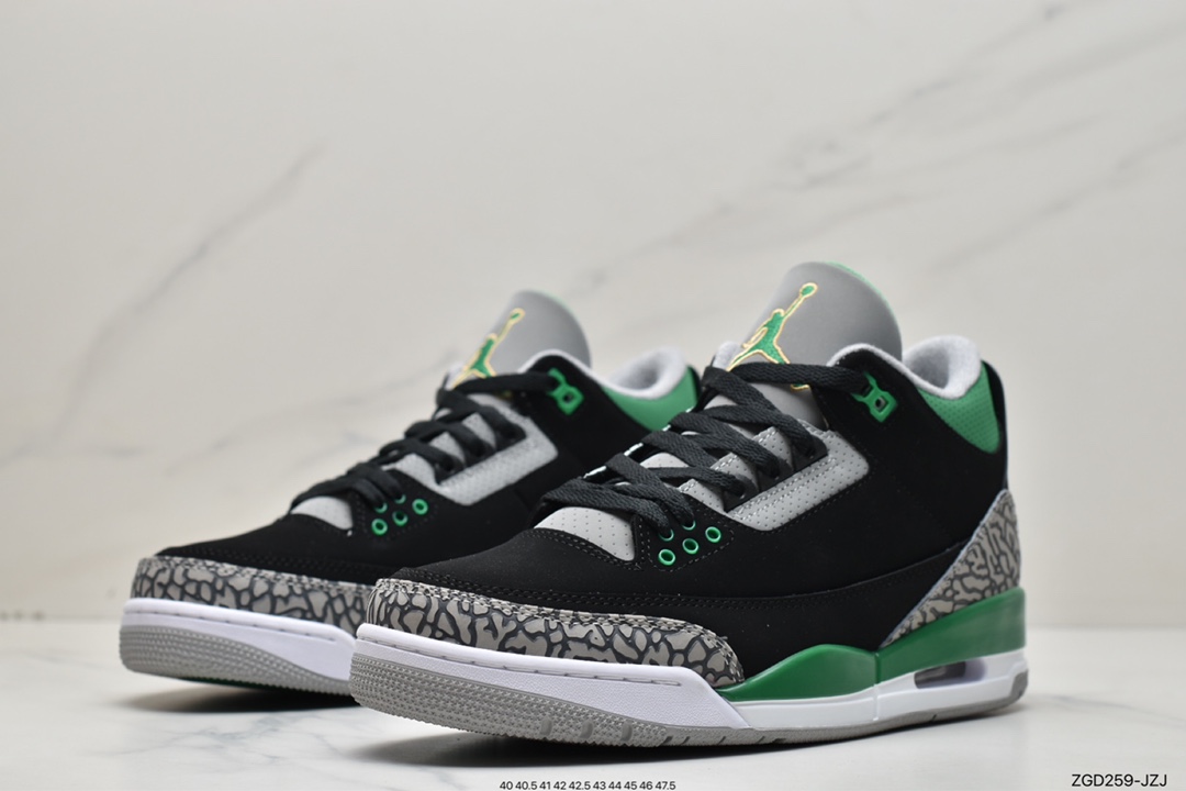 290 耐克Nike Air Jordan 3 Retro”Pine Green”迈克尔·乔丹AJ3代中帮CT8532-030