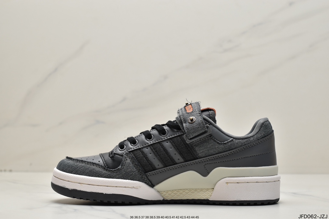 Adidas Clover Originals Forum 84 Low Roman Series Velcro Low Help HQ6335