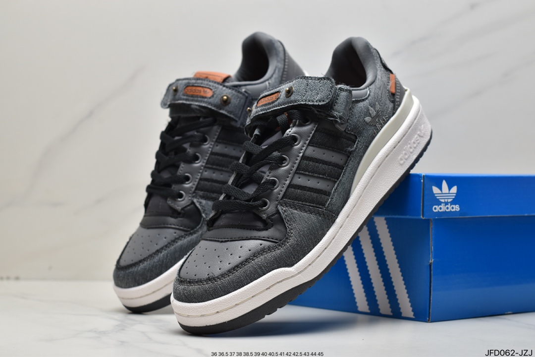 Adidas Clover Originals Forum 84 Low Roman Series Velcro Low Help HQ6335