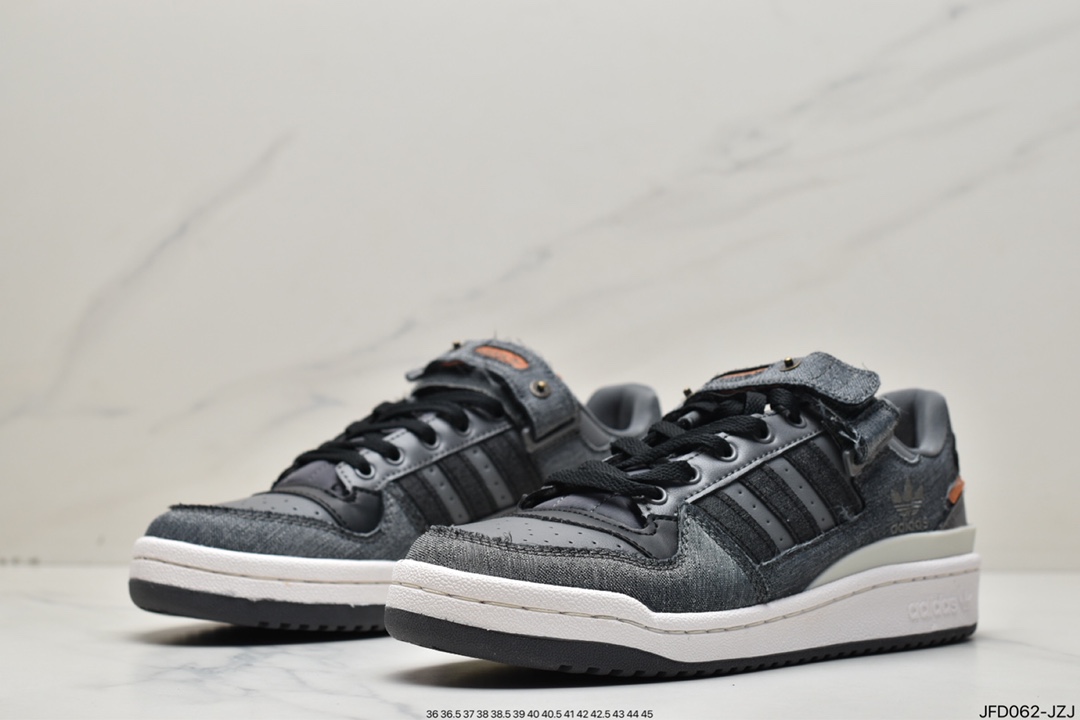 Adidas Clover Originals Forum 84 Low Roman Series Velcro Low Help HQ6335