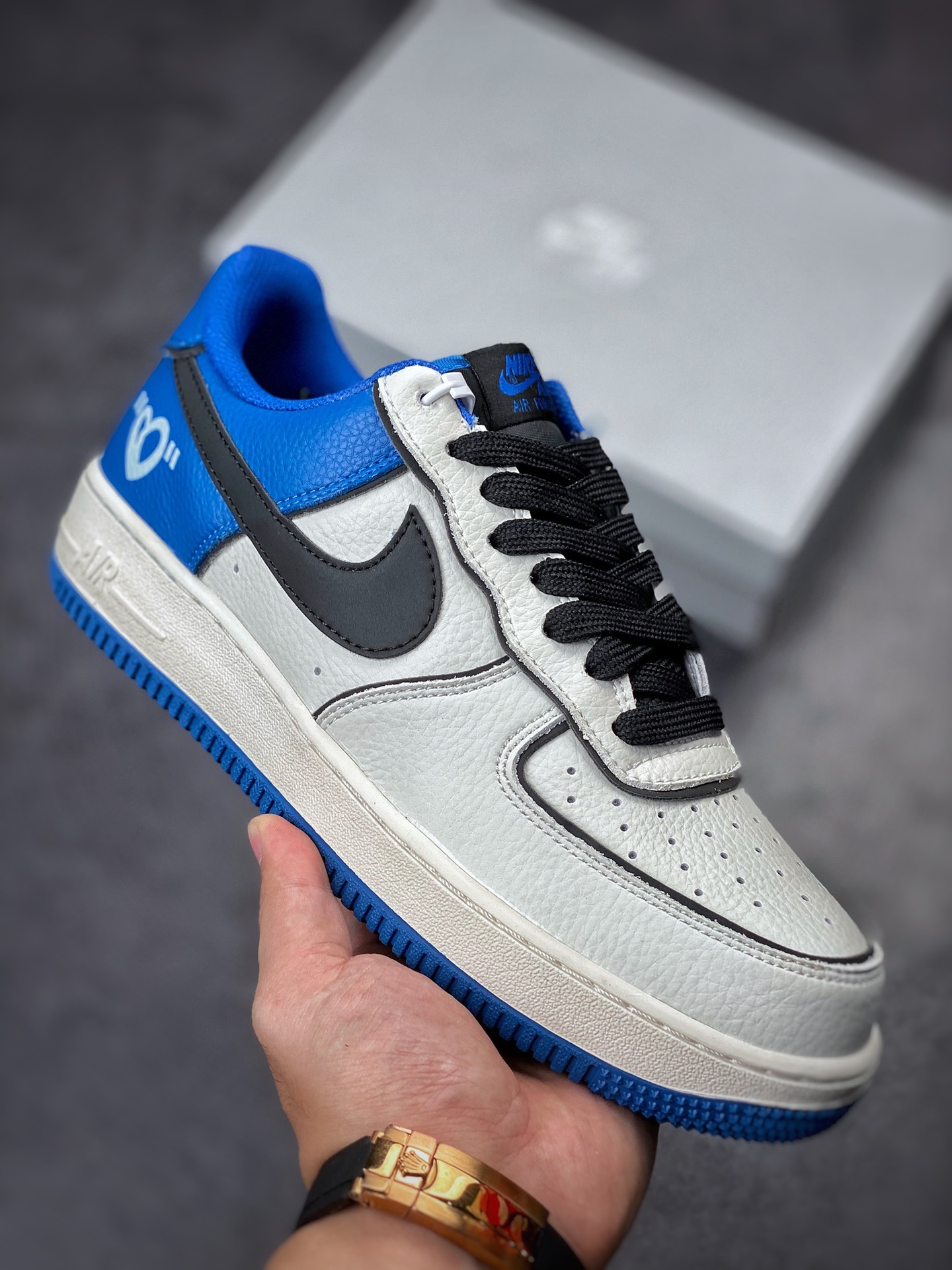 Nike Air Force 1 Low 07 米蓝黑 AL2236-300