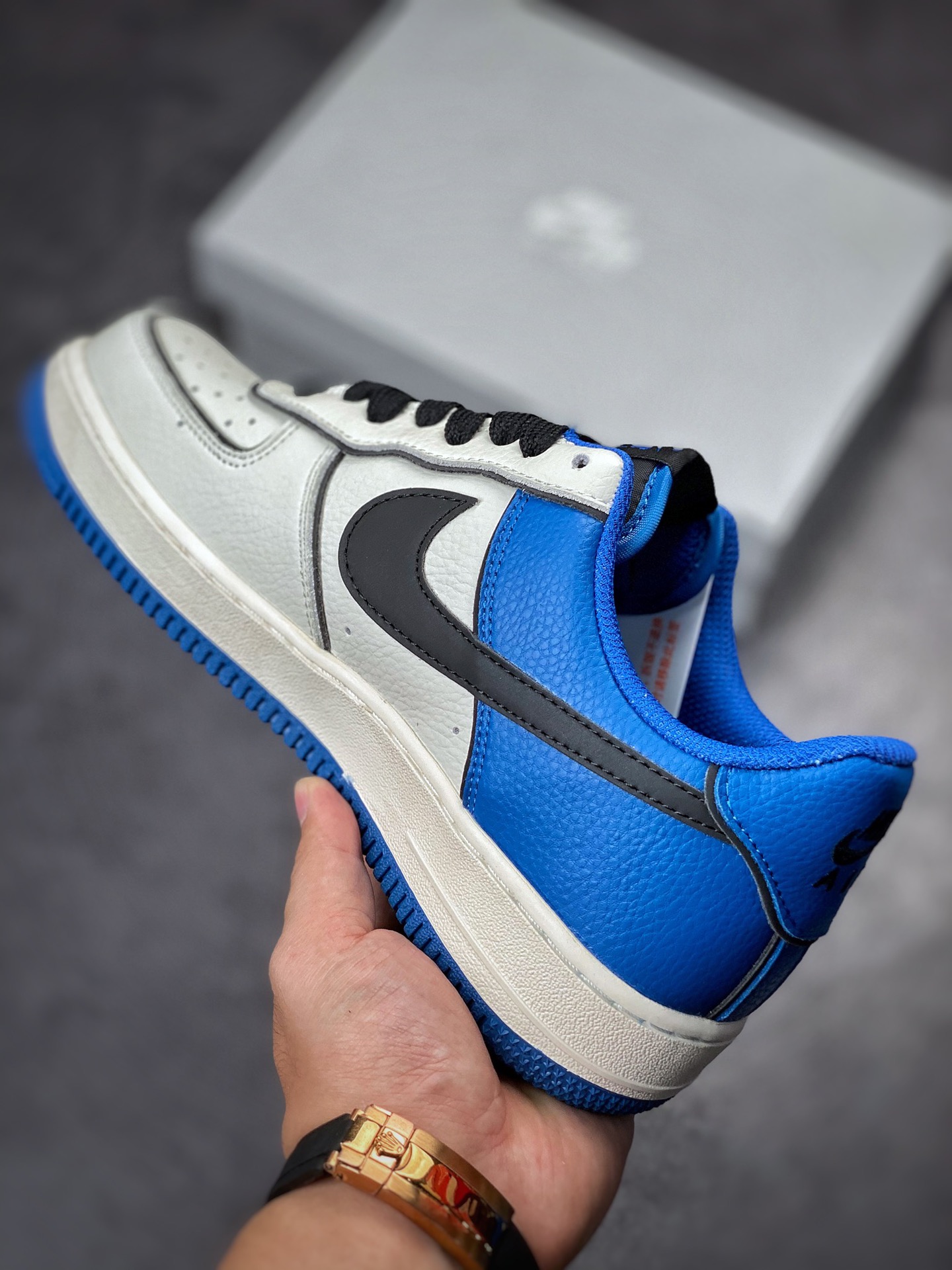 Nike Air Force 1 Low 07 米蓝黑 AL2236-300